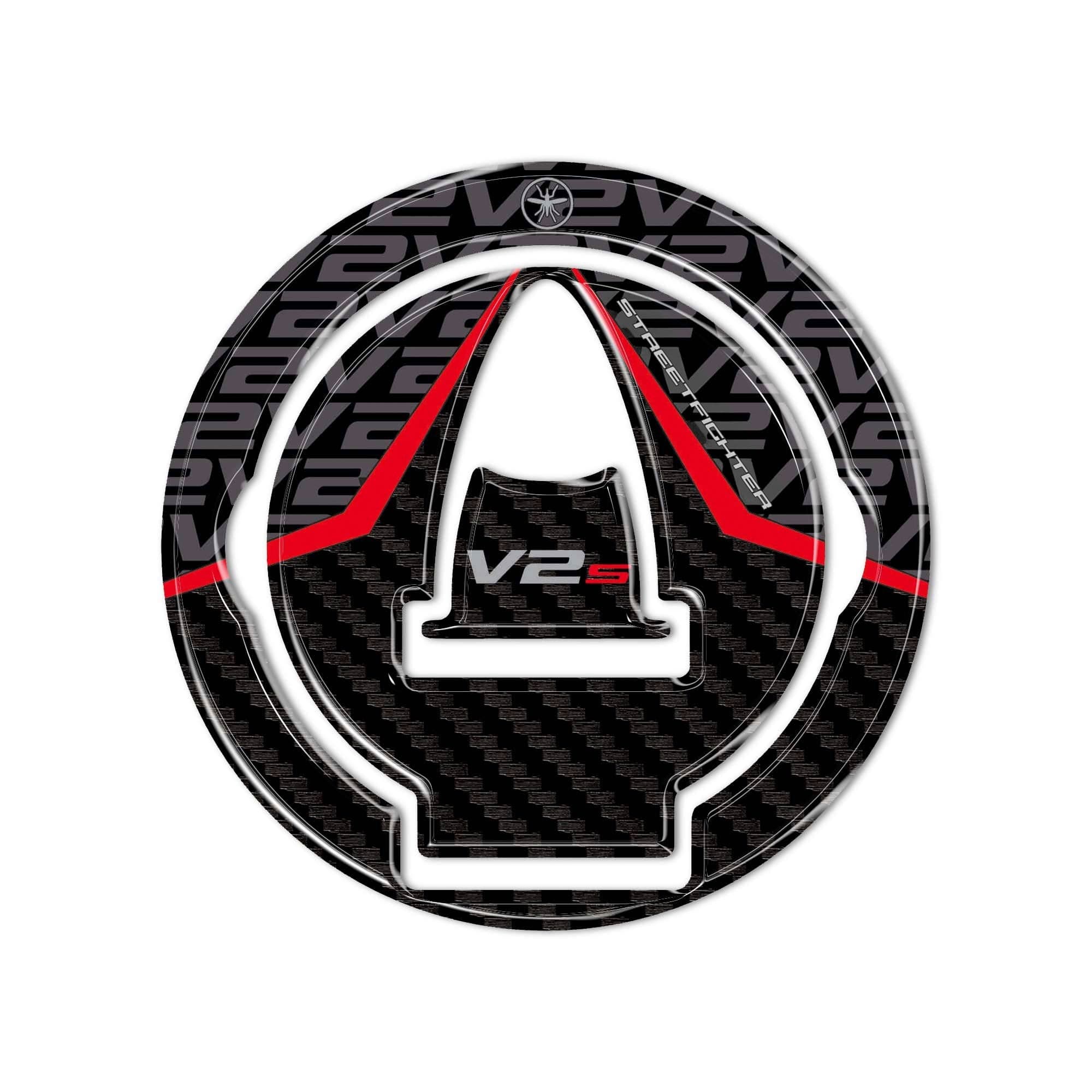Adesivo 3D Tappo Serbatoio moto compatibile con Ducati Streetfighter V2 V2S 2025 in Paraserbatoio LabelBike - Bibbiano, commercioVirtuoso.it