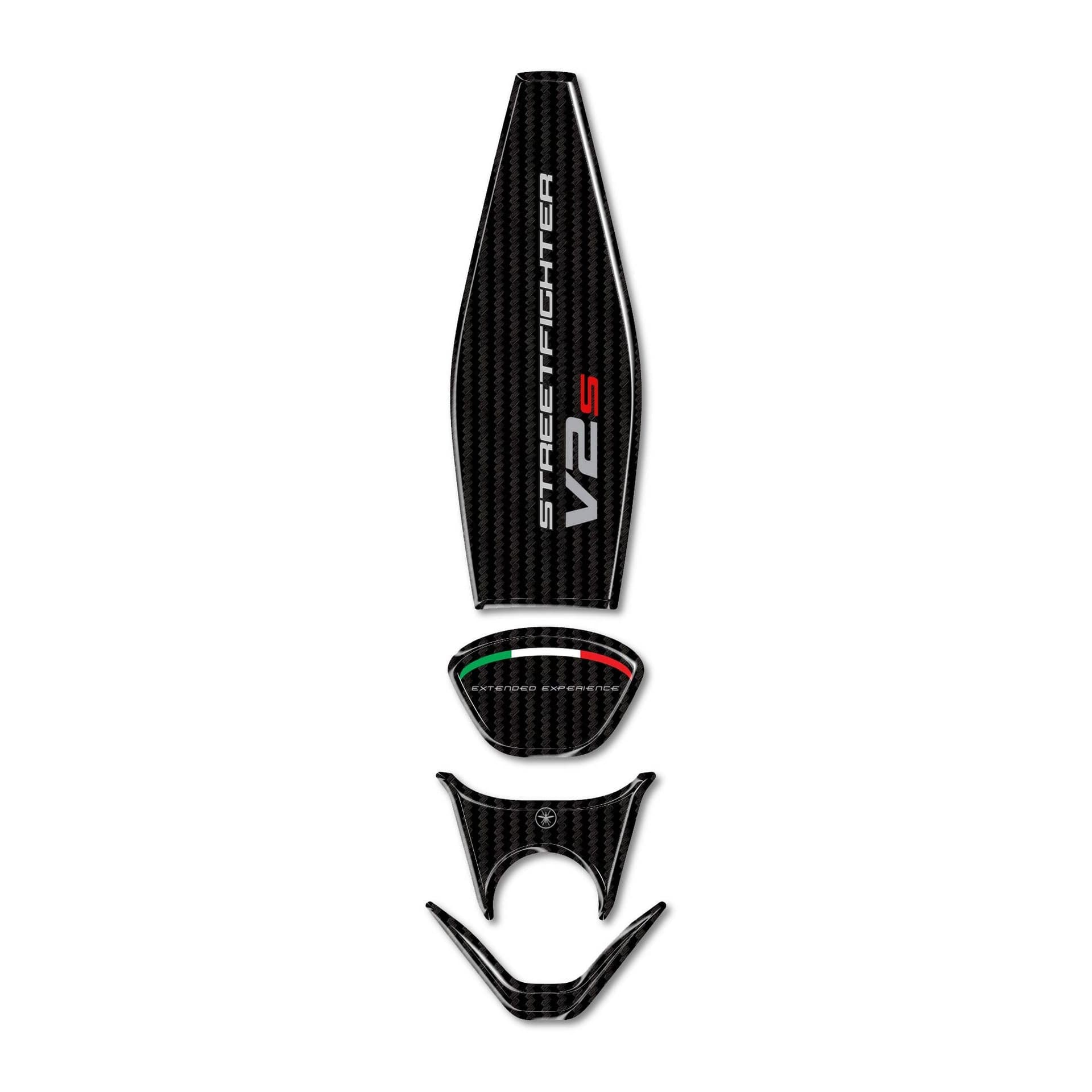 Adesivo resinato 3D Coda Moto compatibile con Ducati Streetfighter V2 V2S 2025 in Decalcomanie adesivi e magneti LabelBike - Bibbiano, commercioVirtuoso.it