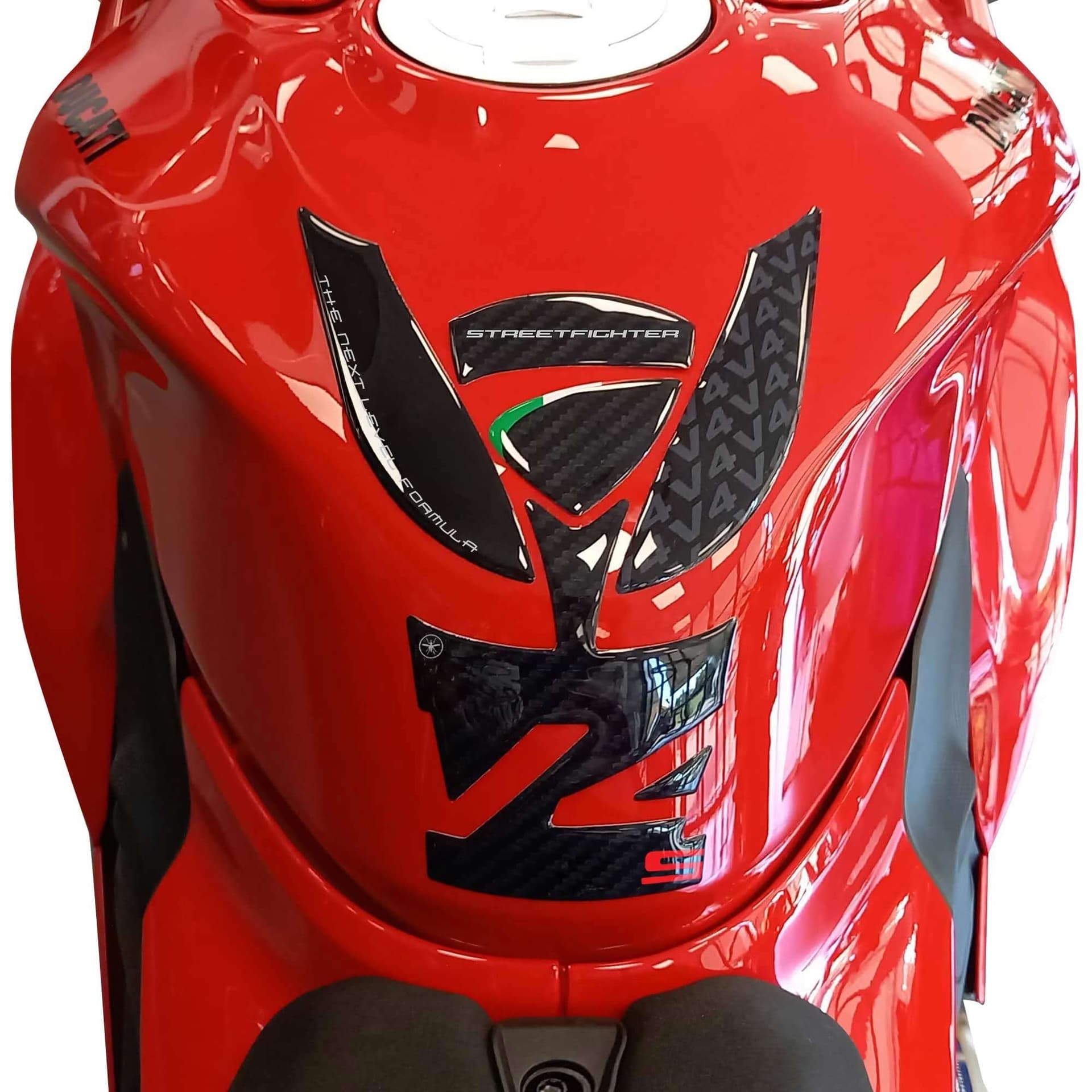 Paraserbatoio moto Adesivo 3D compatibile con Ducati Streetfighter V4 V4S 2025 in Paraserbatoio LabelBike - Bibbiano, commercioVirtuoso.it