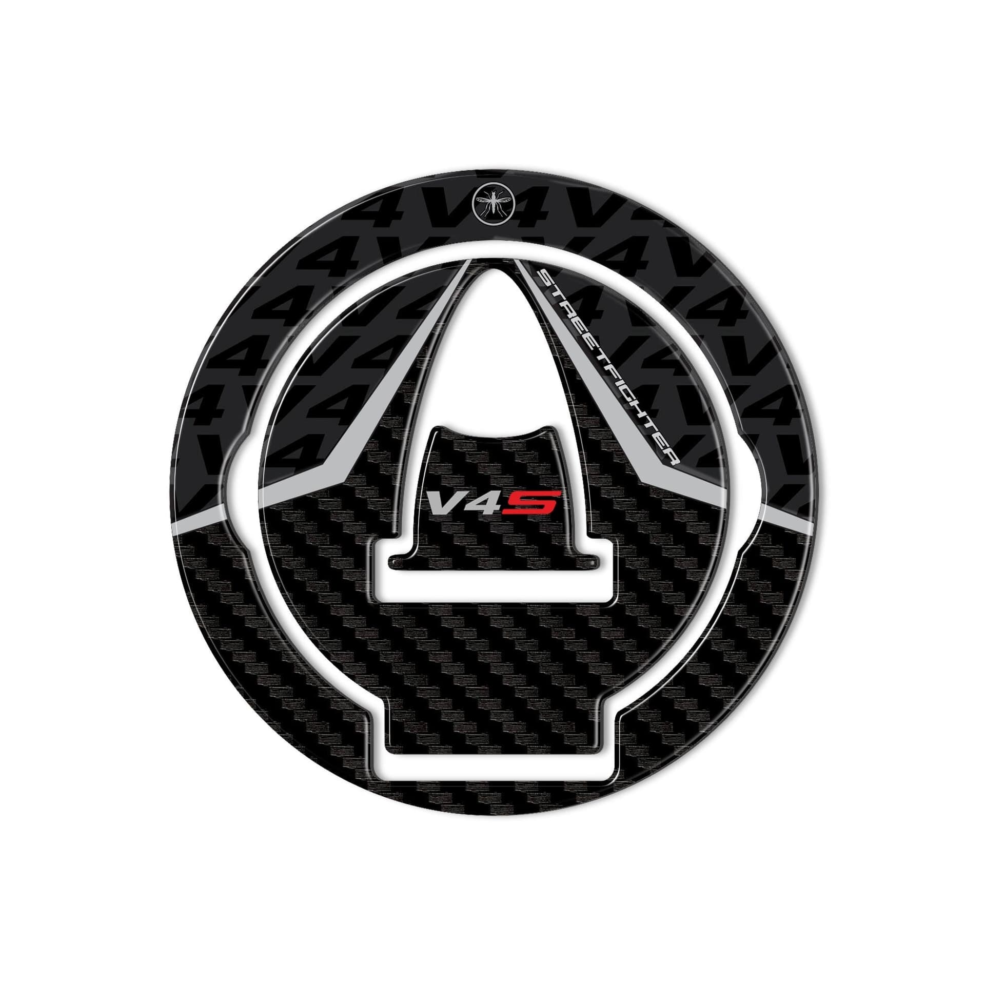 Protezione Tappo moto Adesivo 3D compatibile con Ducati Streetfighter V4S 2025 in Decalcomanie adesivi e magneti LabelBike - Bibbiano, commercioVirtuoso.it