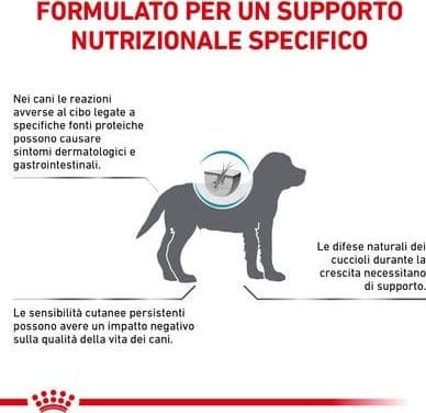 Royal Canin Hypoallergenic Puppy Croccantini per Cani Cuccioli in Secco 101 Market - Poggibonsi, commercioVirtuoso.it