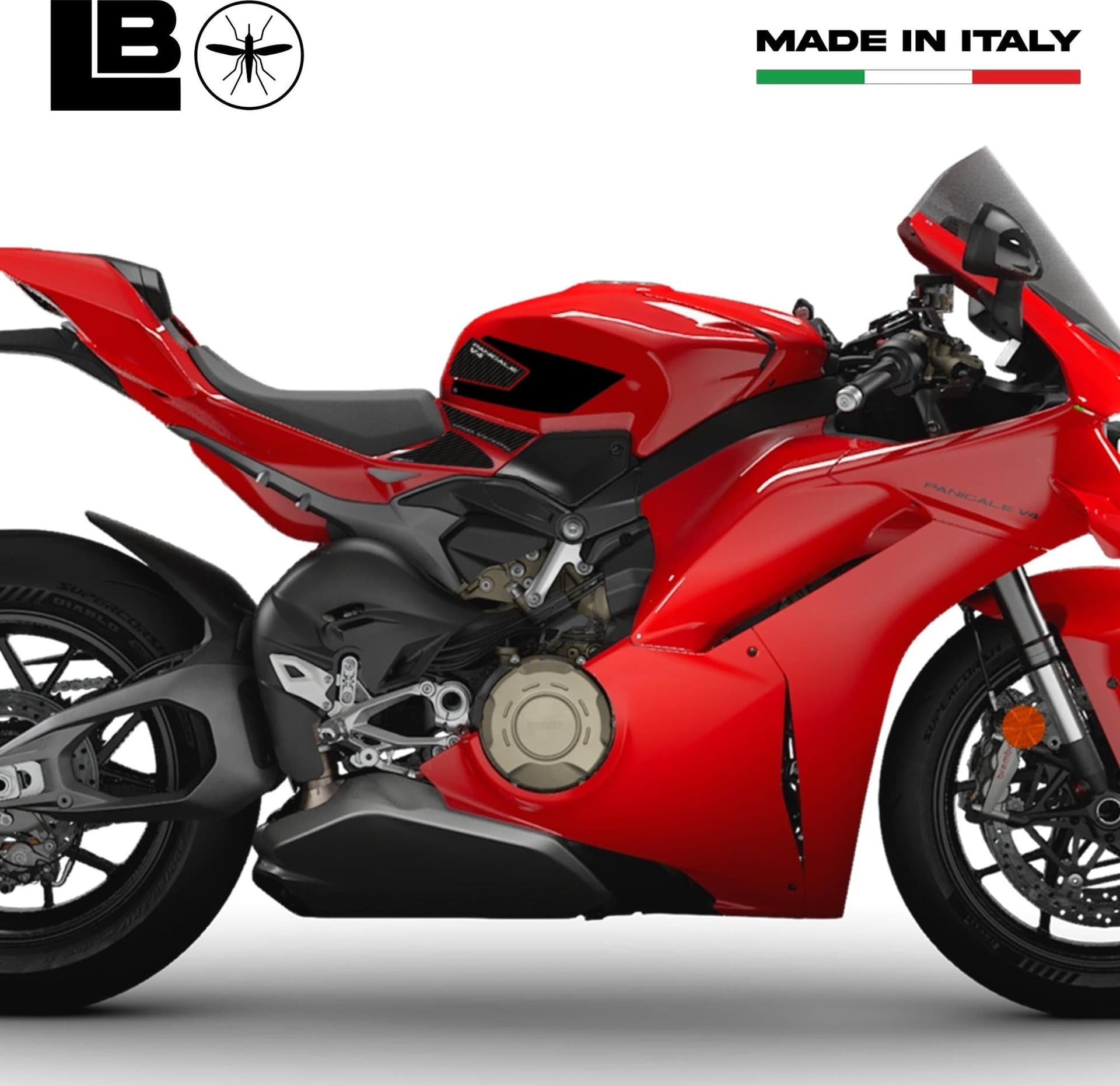 Adesivi resinati Laterali Serbatoio compatibili con Ducati Panigale V4 V4S 2025 in Decalcomanie adesivi e magneti LabelBike - Bibbiano, commercioVirtuoso.it