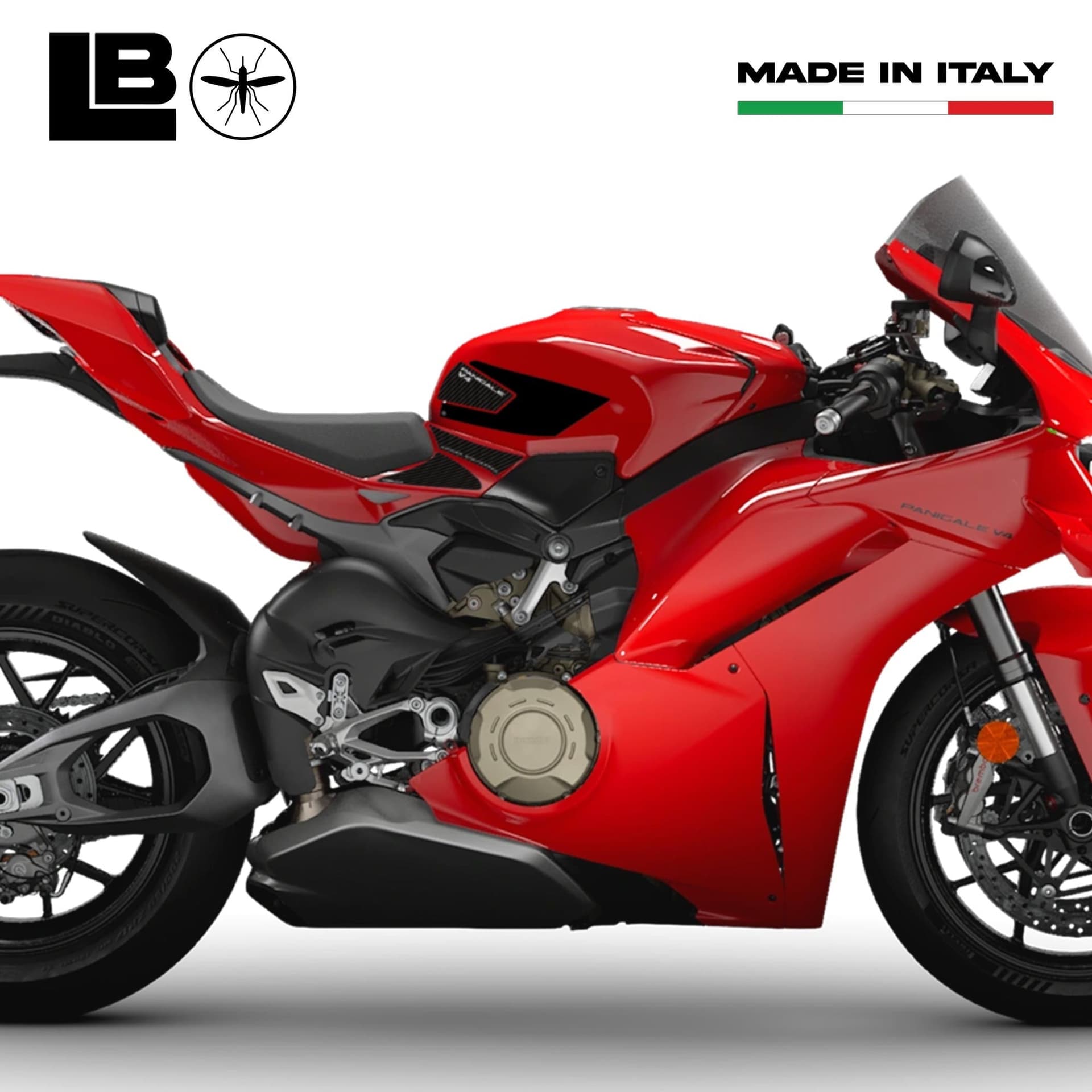 Adesivi resinati Laterali Serbatoio compatibili con Ducati Panigale V4 V4S 2025 in Decalcomanie adesivi e magneti LabelBike - Bibbiano, commercioVirtuoso.it