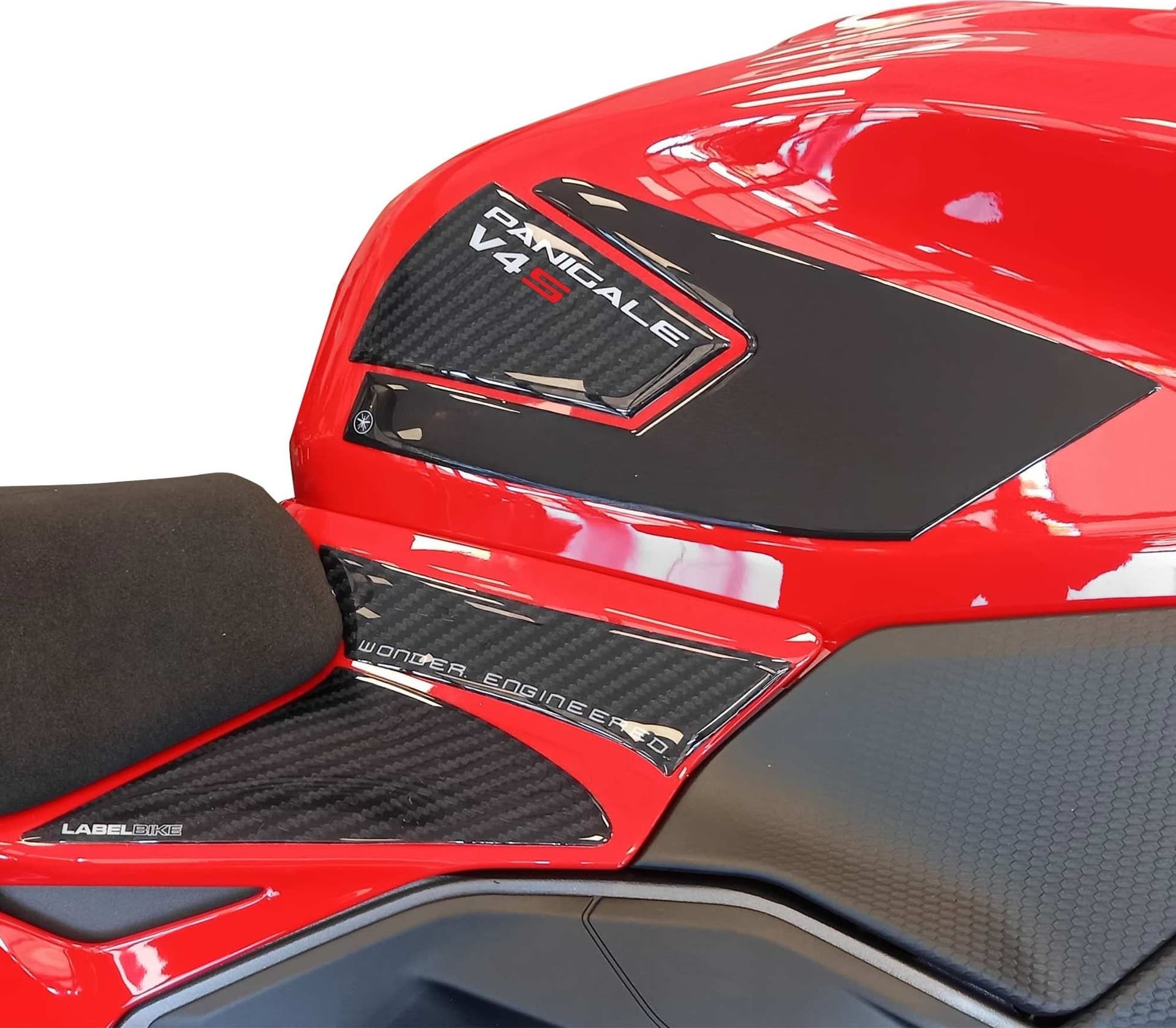 Adesivi resinati Laterali Serbatoio compatibili con Ducati Panigale V4 V4S 2025 in Decalcomanie adesivi e magneti LabelBike - Bibbiano, commercioVirtuoso.it