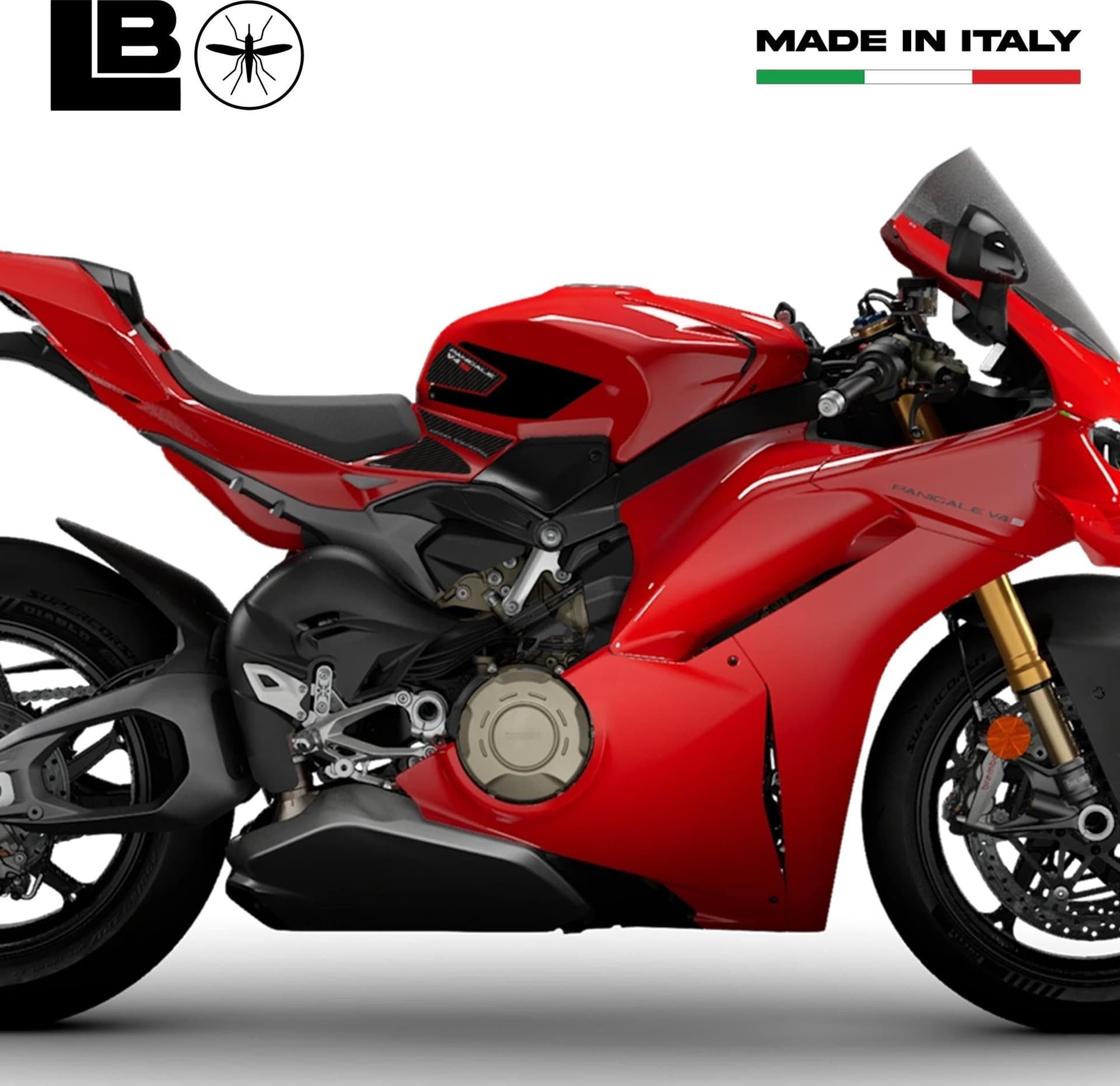 Adesivi resinati Laterali Serbatoio compatibili con Ducati Panigale V4 V4S 2025 in Decalcomanie adesivi e magneti LabelBike - Bibbiano, commercioVirtuoso.it
