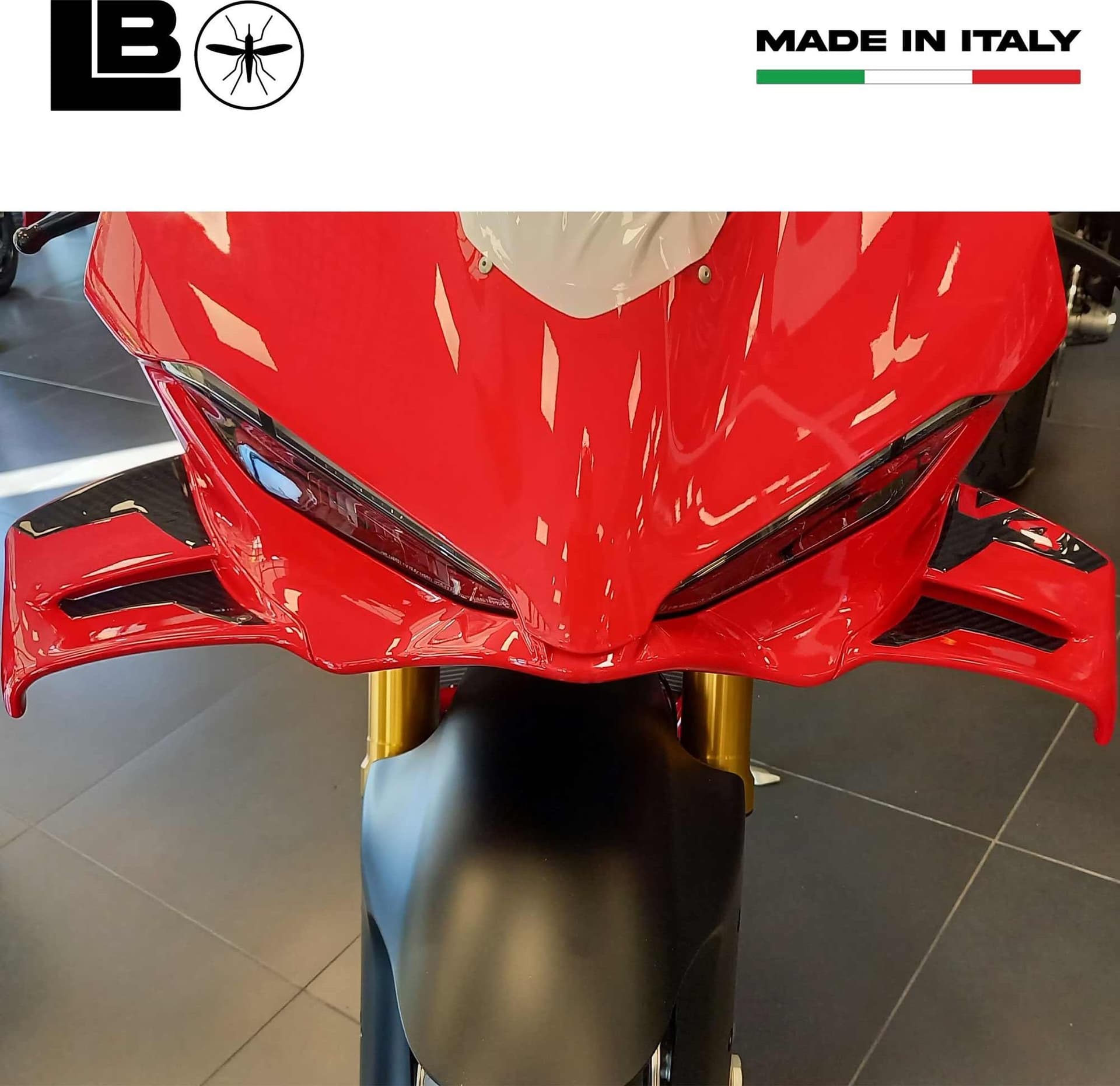Adesivi Resinati 3D Laterali Ali Spoiler compatibili con Ducati Panigale V4 2025 in Decalcomanie adesivi e magneti LabelBike - Bibbiano, commercioVirtuoso.it