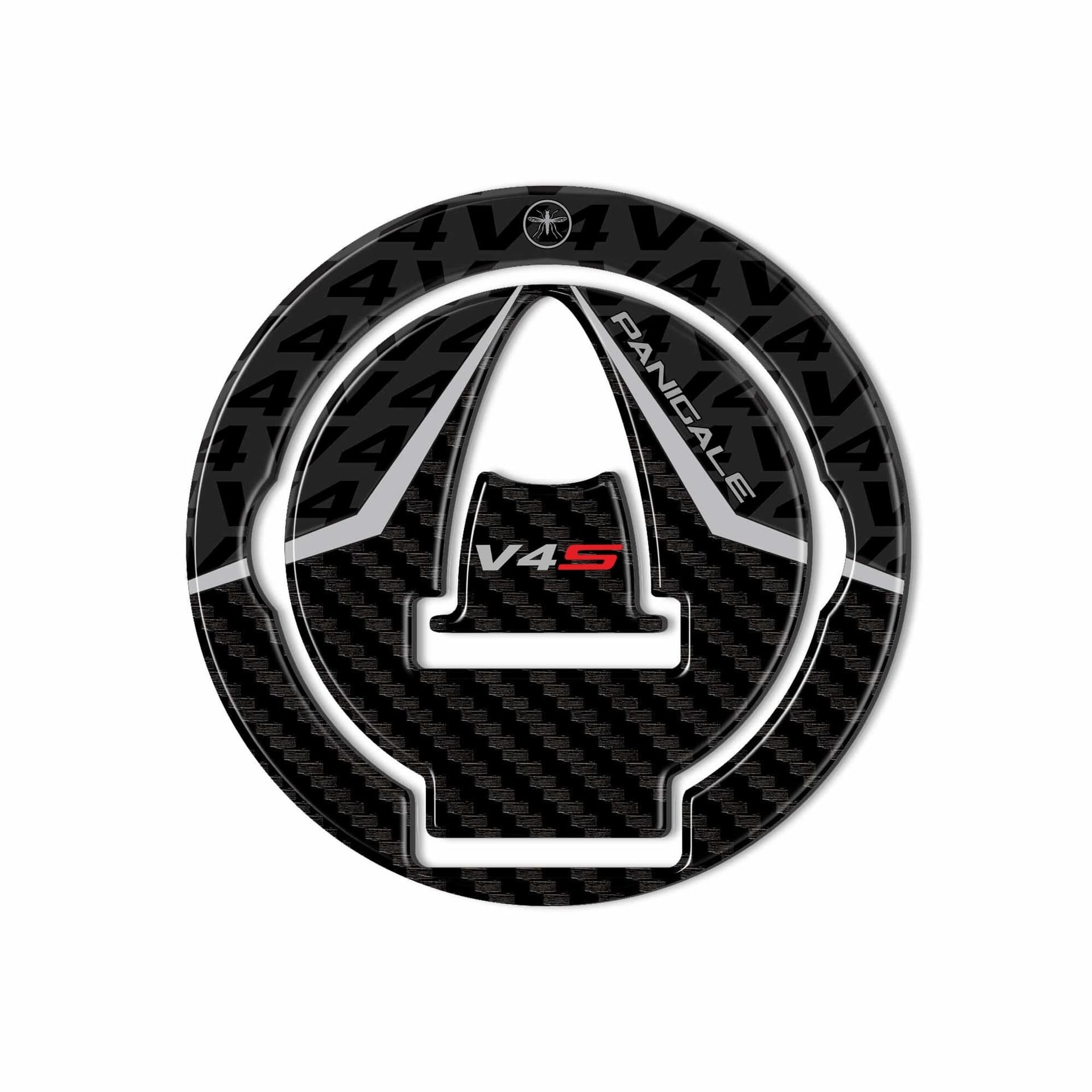 Adesivo Resinato Tappo Serbatoio compatibile con moto Ducati Panigale V4S 2025 in Decalcomanie adesivi e magneti LabelBike - Bibbiano, commercioVirtuoso.it