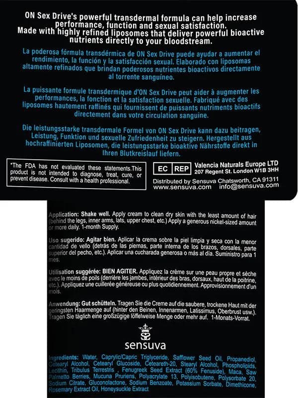 Sensuva - Sex Drive 50ml in Oli per massaggi Mettimelo.it - Casoria, commercioVirtuoso.it