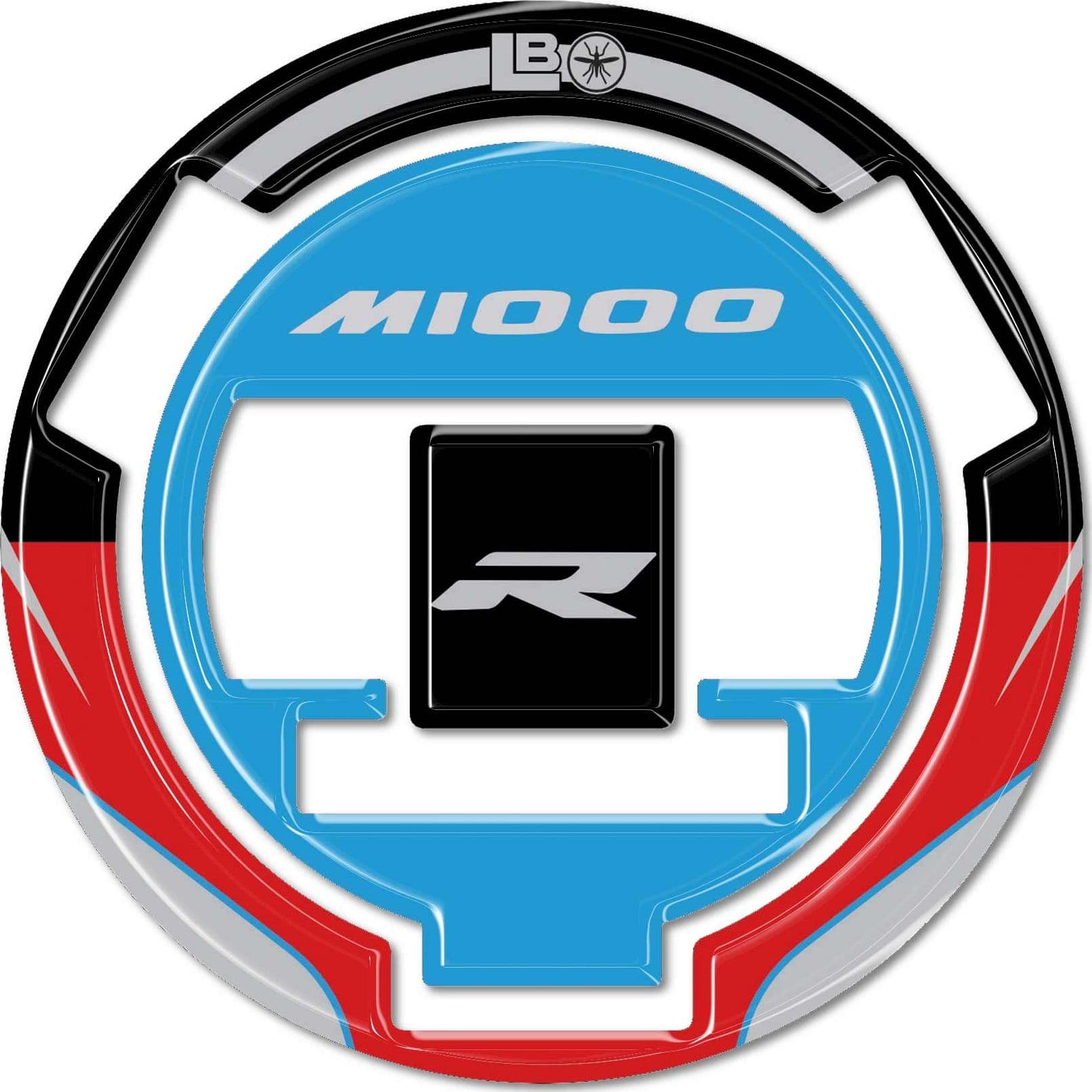 Adesivo resinato 3D Protezione Tappo Serbatoio moto compatibile con BMW M 1000 R in Paraserbatoio LabelBike - Bibbiano, commercioVirtuoso.it