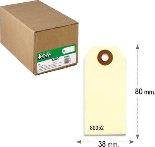 1000 ETICHETTE PER SPEDIZIONI 80X38mm 80052 LEBEZ