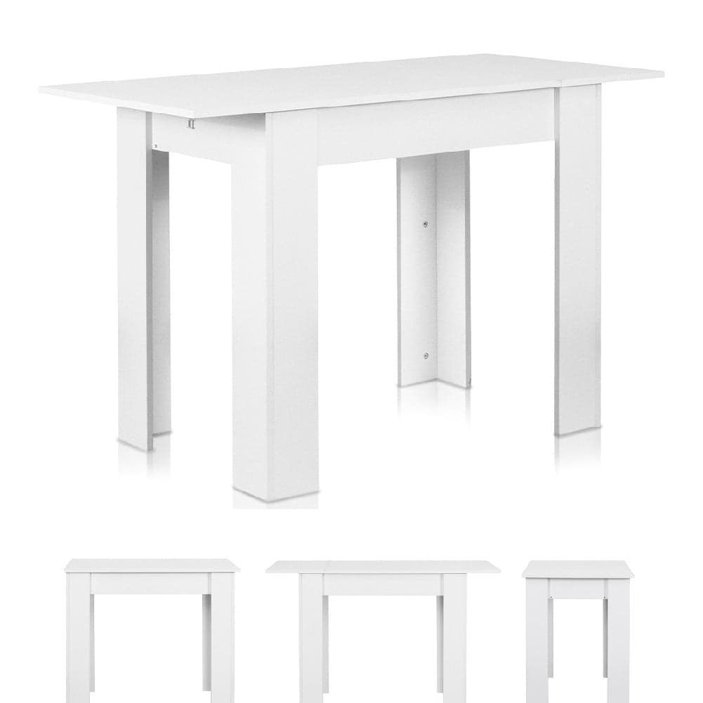 Tavolo in Legno Cucina 60x90 cm H 78 cm Allungabile fino a 60x120 cm Bianco Fras in Tavoli da sala da pranzo Danyx - Casoria, commercioVirtuoso.it