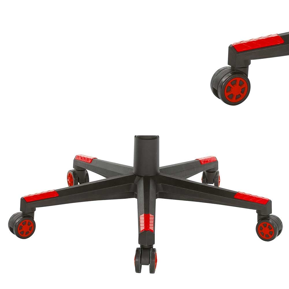 Sedia Poltrona Gaming Ufficio Scrivania, Gioco Reclinabile Girevole 2cuscini Red in Sedie Gaming Danyx - Casoria, commercioVirtuoso.it