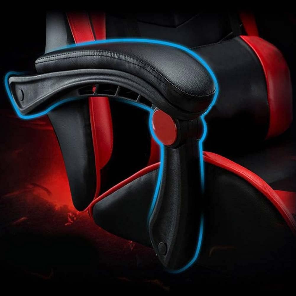 Sedia Poltrona Gaming Ufficio Scrivania Gioco Reclinabile 150° Girevole 2cuscini Rosso in Sedie Gaming Danyx - Casoria, commercioVirtuoso.it