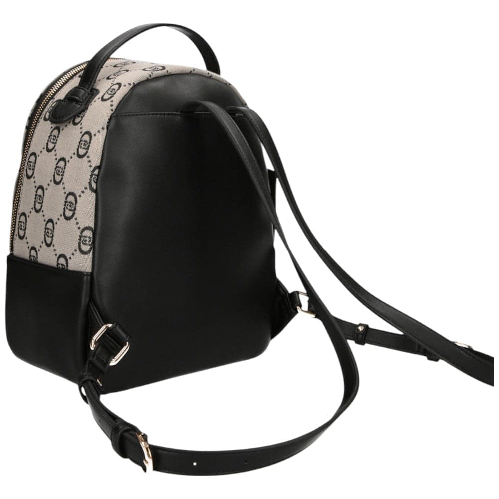 Liu Jo zaino nero jacquard con pochette linea Manhattan AA5157T3846 Zaini Liu Jo