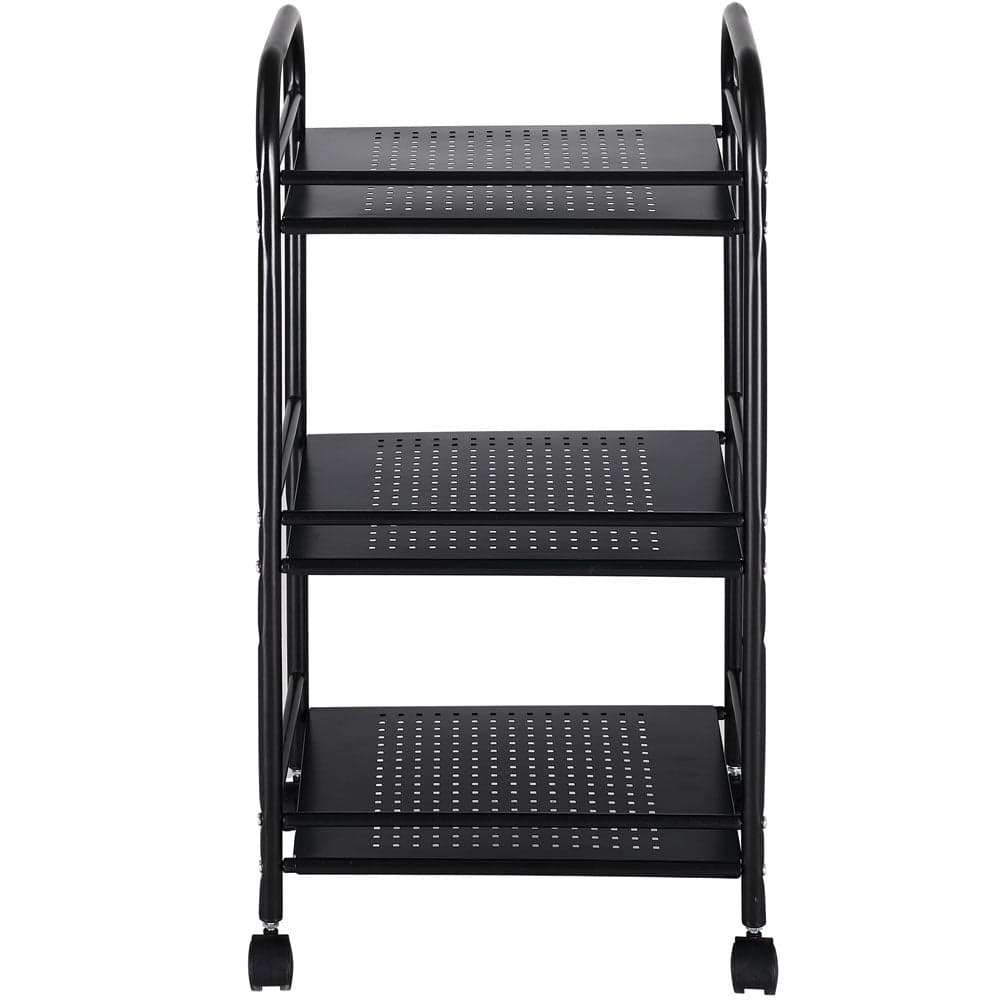Carrello Multiuso in Metallo Verniciato Nero Bagno Cucina Parrucchiere Estetista in Carrelli porta oggetti Danyx - Casoria, commercioVirtuoso.it