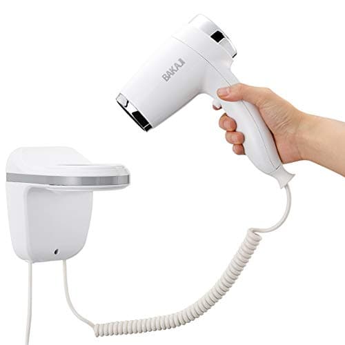 Asciugacapelli a Parete Phon Hotel B&B Asciuga Capelli Bagno 1100W Bianco Silver in Asciugacapelli Danyx - Casoria, commercioVirtuoso.it