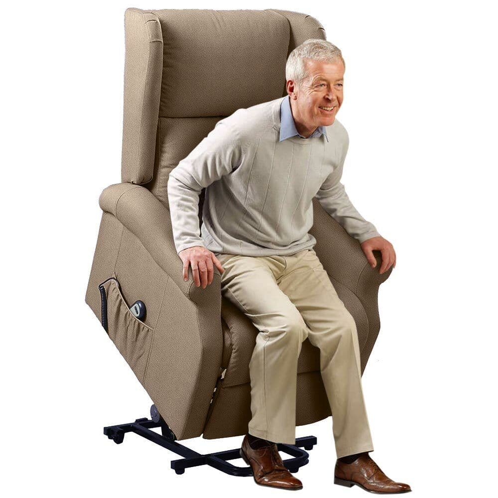 Poltrona Motorizzata Alza Persona Recliner Telecomando Poggia Testa Laterale Tortora in Poltrone reclinabili Danyx - Casoria, commercioVirtuoso.it