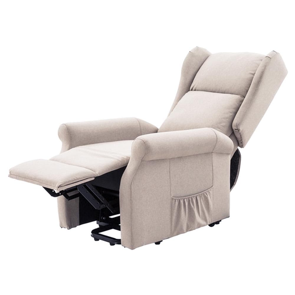 Poltrona Motorizzata Alza Persona Recliner Telecomando Poggia Testa Laterale Beige in Poltrone reclinabili Danyx - Casoria, commercioVirtuoso.it
