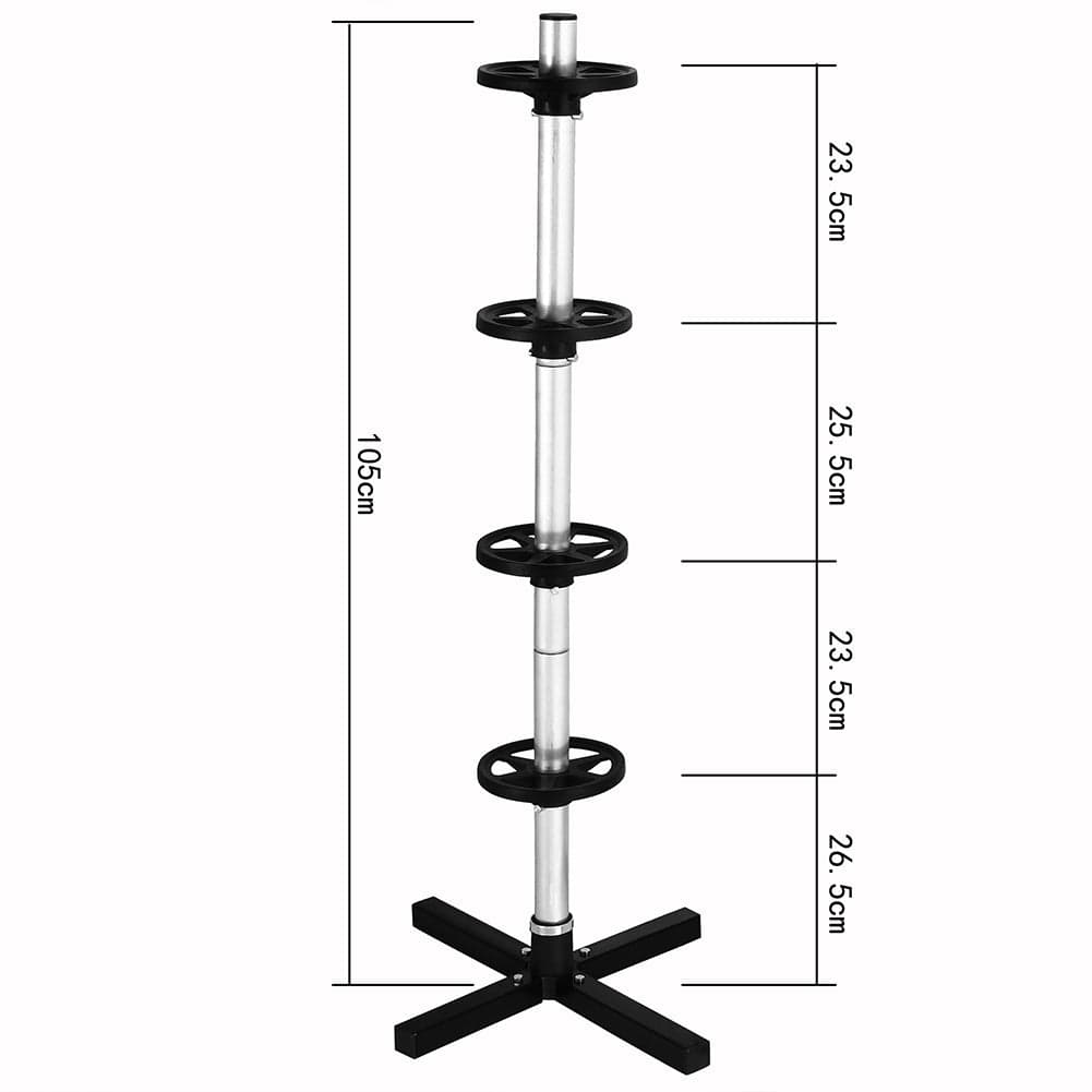 Albero Porta Pneumatici Salvaspazio e Robusto in Ferro per 4 Ruote Auto in Supporti per pneumatici e cerchioni Danyx - Casoria, commercioVirtuoso.it