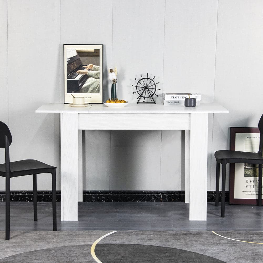 Tavolo in Legno Cucina 70x110 cm H 78 cm Allungabile fino a 70x150 cm Bianco in Tavoli da sala da pranzo Danyx - Casoria, commercioVirtuoso.it