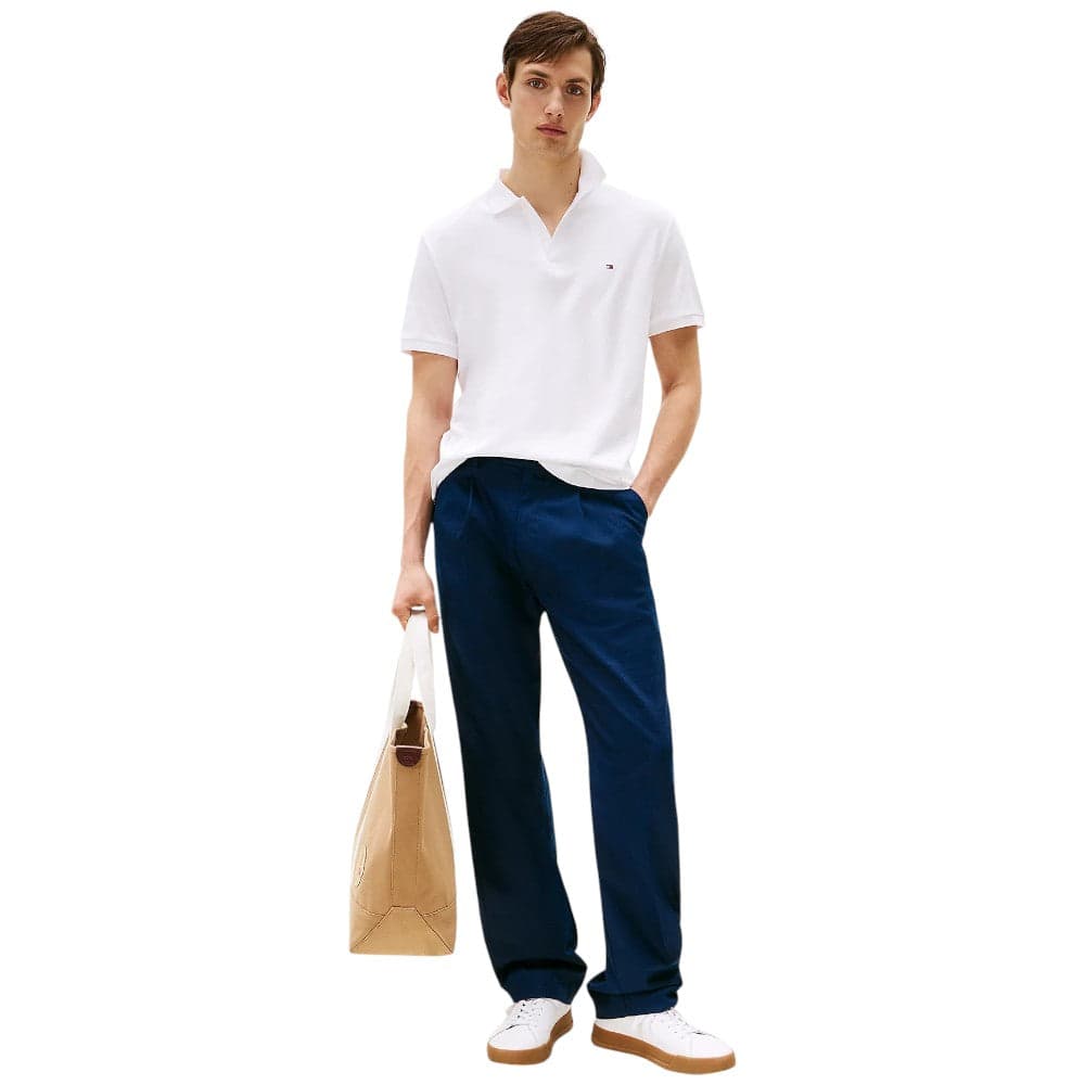 Tommy Hilfiger maglietta polo bianca MW0MW35585YBR Polo Tommy Hilfiger
