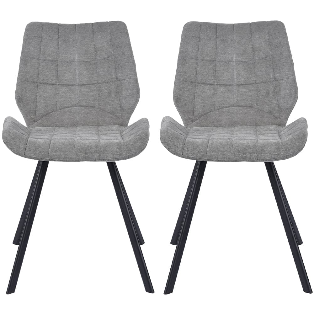Sedia in Tessuto Kit 2pz Seduta e Schienale Ergonomici Gamba Metallo Nero Grigio in Sedie da scrivania Danyx - Casoria, commercioVirtuoso.it