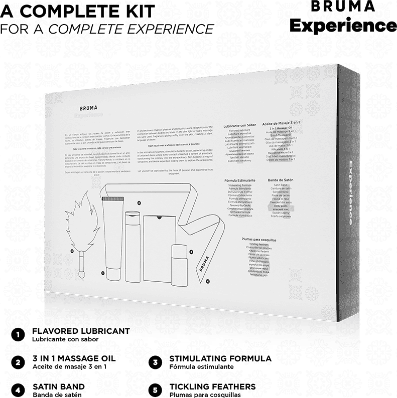 BRUMA XPERIENCE - KIT TENTAZIONE DOLCE AMERICANA CON POTENZIATORE DI ORGASMO in prodotto Desideria Shop - Latina, commercioVirtuoso.it