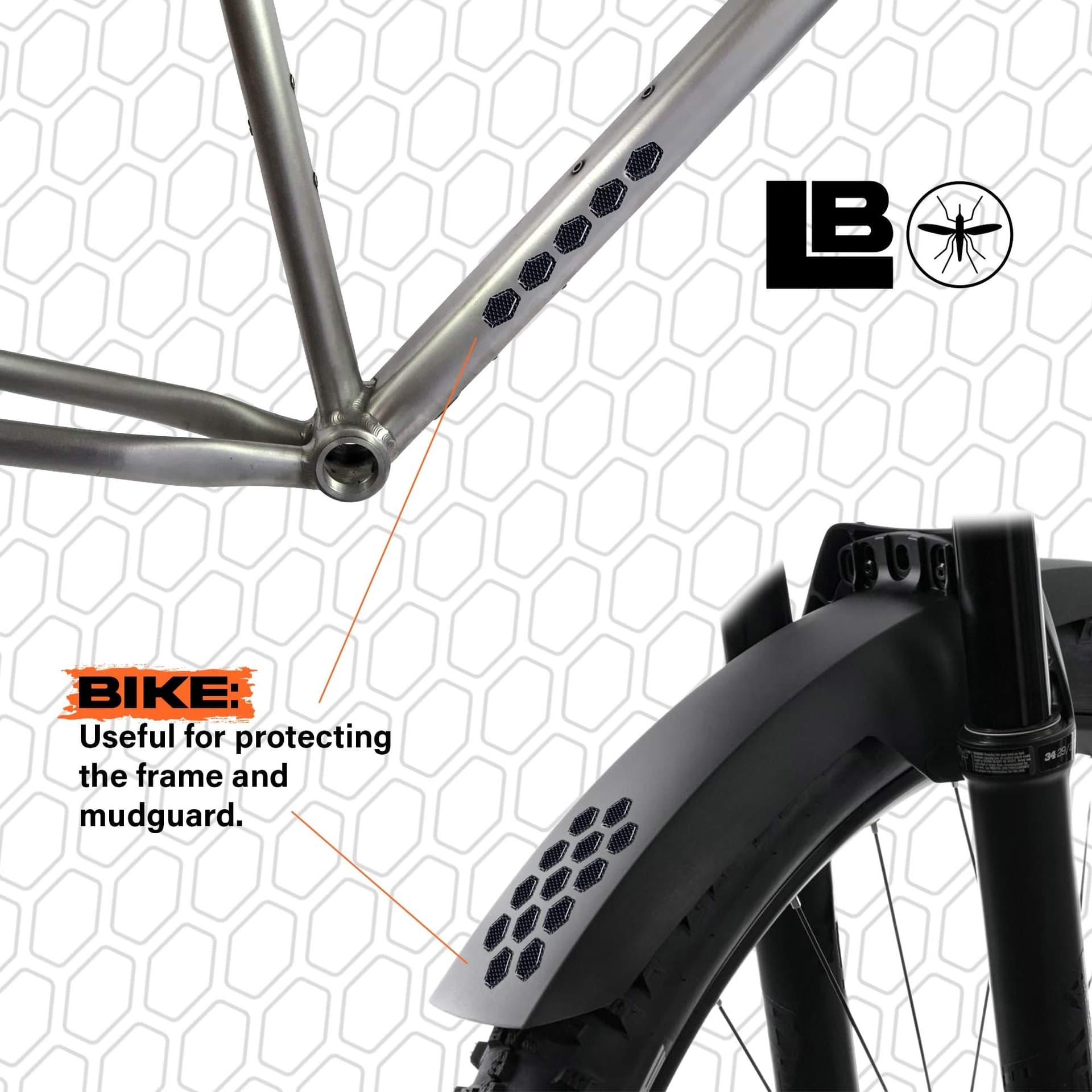 Adesivo Gel 3D Protezioni a Esagoni in Resina compatibili con Moto, Auto e Bici in Decalcomanie adesivi e magneti LabelBike - Bibbiano, commercioVirtuoso.it