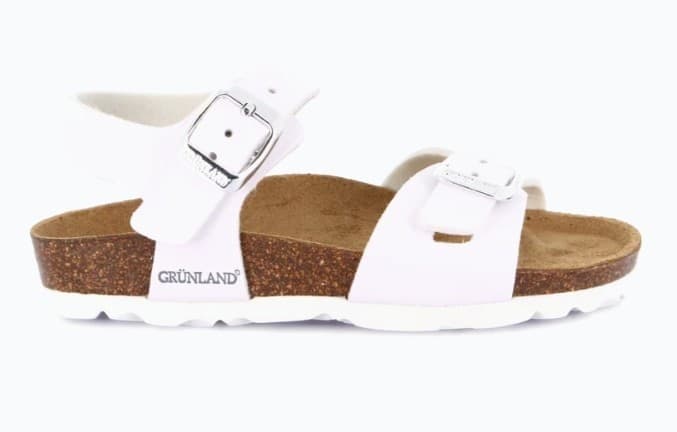 Sandali bambina dal 26 al 38 bianco Grunland in prodotto UP Calzature Balduina - Roma, commercioVirtuoso.it