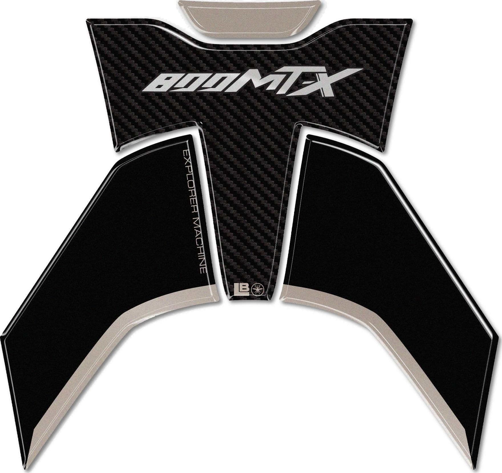 Paraserbatoio Adesivo 3D Protezione moto compatibile con Cf Moto 800 MT-X 2025 in prodotto LabelBike - Bibbiano, commercioVirtuoso.it