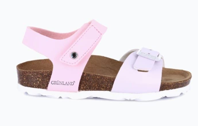 Sandali bambina dal 26 al 35 rosa glicine Grunland in prodotto UP Calzature Balduina - Roma, commercioVirtuoso.it