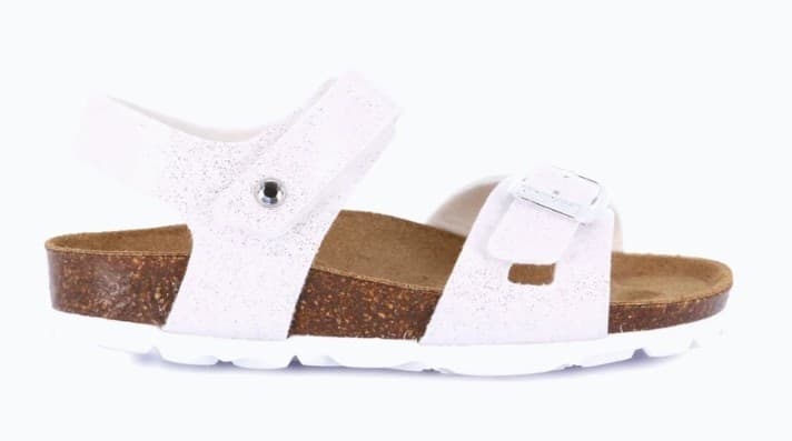Sandali bambina dal 26 al 37 bianco glitterato Grunland in prodotto UP Calzature Balduina - Roma, commercioVirtuoso.it