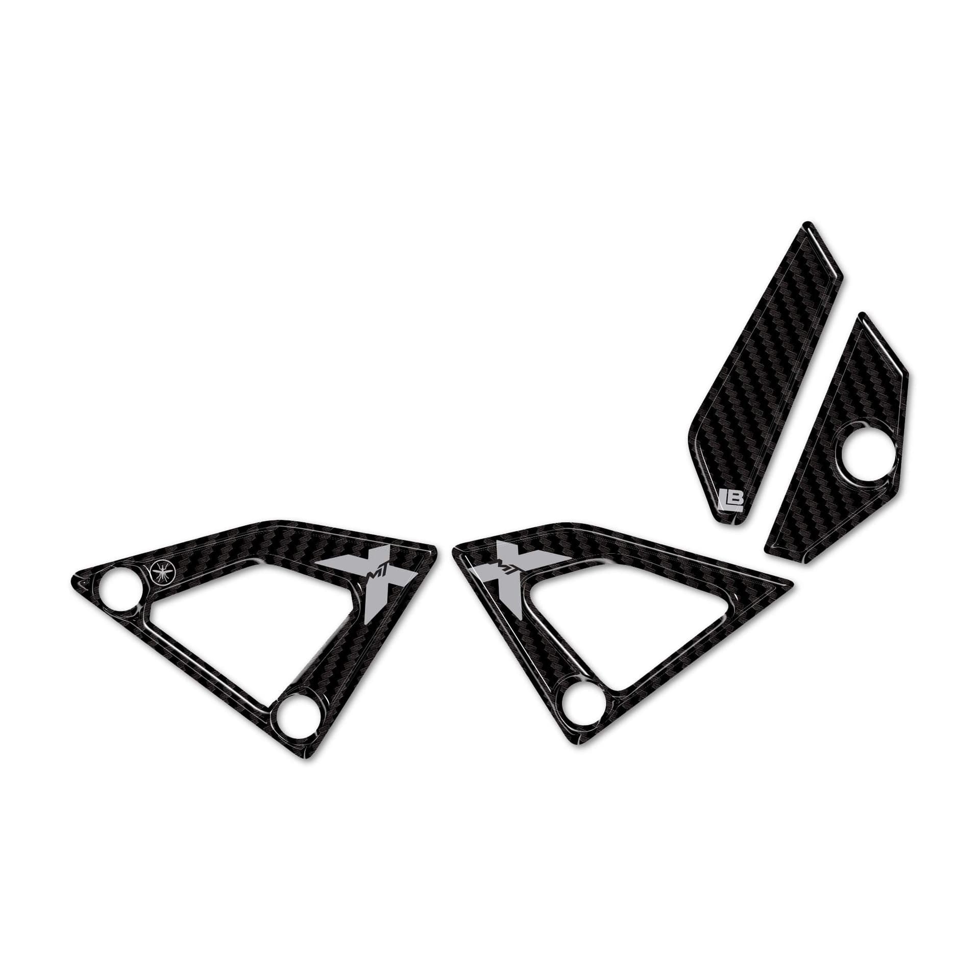Adesivi 3D Protezioni Battitacco moto compatibili con CfMoto 800 MT-X 2025 in Decalcomanie adesivi e magneti LabelBike - Bibbiano, commercioVirtuoso.it