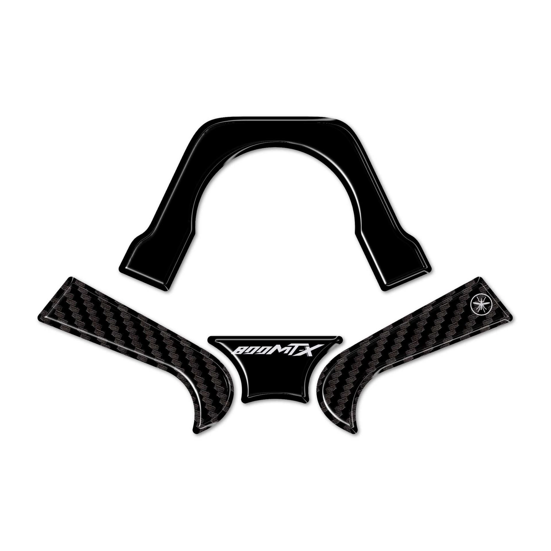 Protezione Piastra Forcella moto Adesivo 3D compatibile con CFMoto 800MT-X 2025 in prodotto LabelBike - Bibbiano, commercioVirtuoso.it