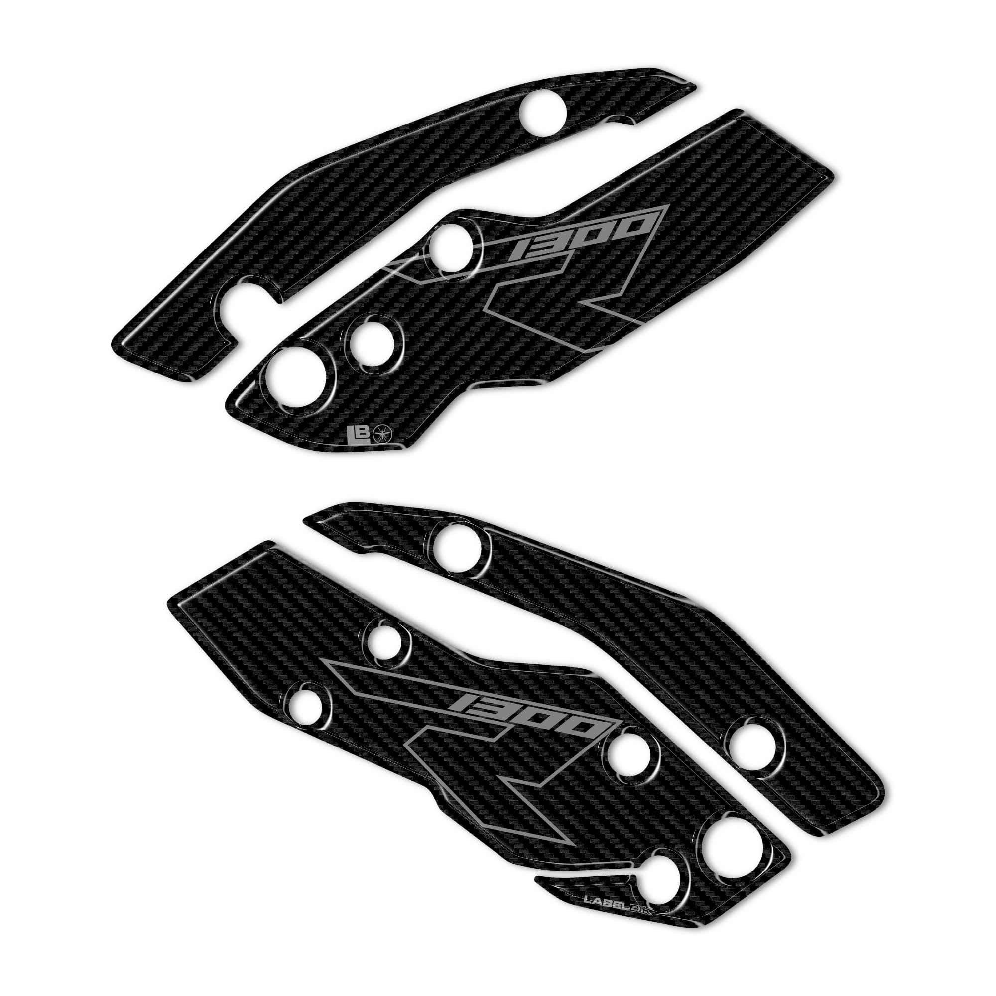 Adesivi 3D Pedane Poggiapiedi Battitacco moto compatibili con BMW R1300 R RS in Poggiapiedi LabelBike - Bibbiano, commercioVirtuoso.it