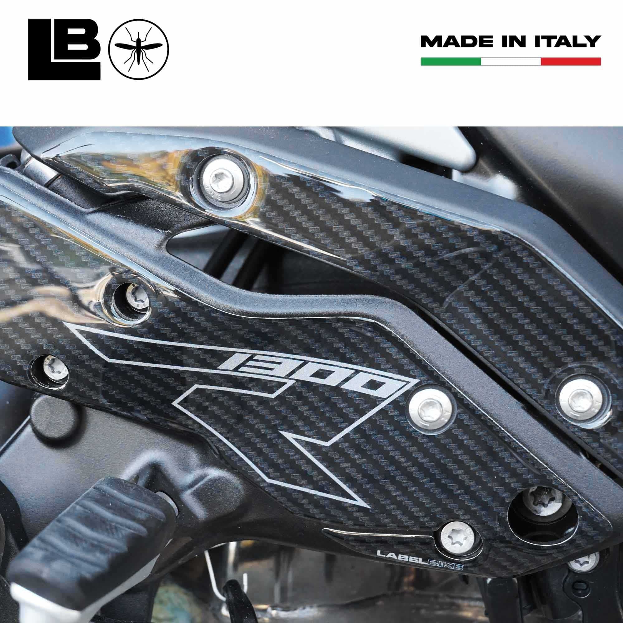 Adesivi 3D Pedane Poggiapiedi Battitacco moto compatibili con BMW R1300 R RS in Poggiapiedi LabelBike - Bibbiano, commercioVirtuoso.it