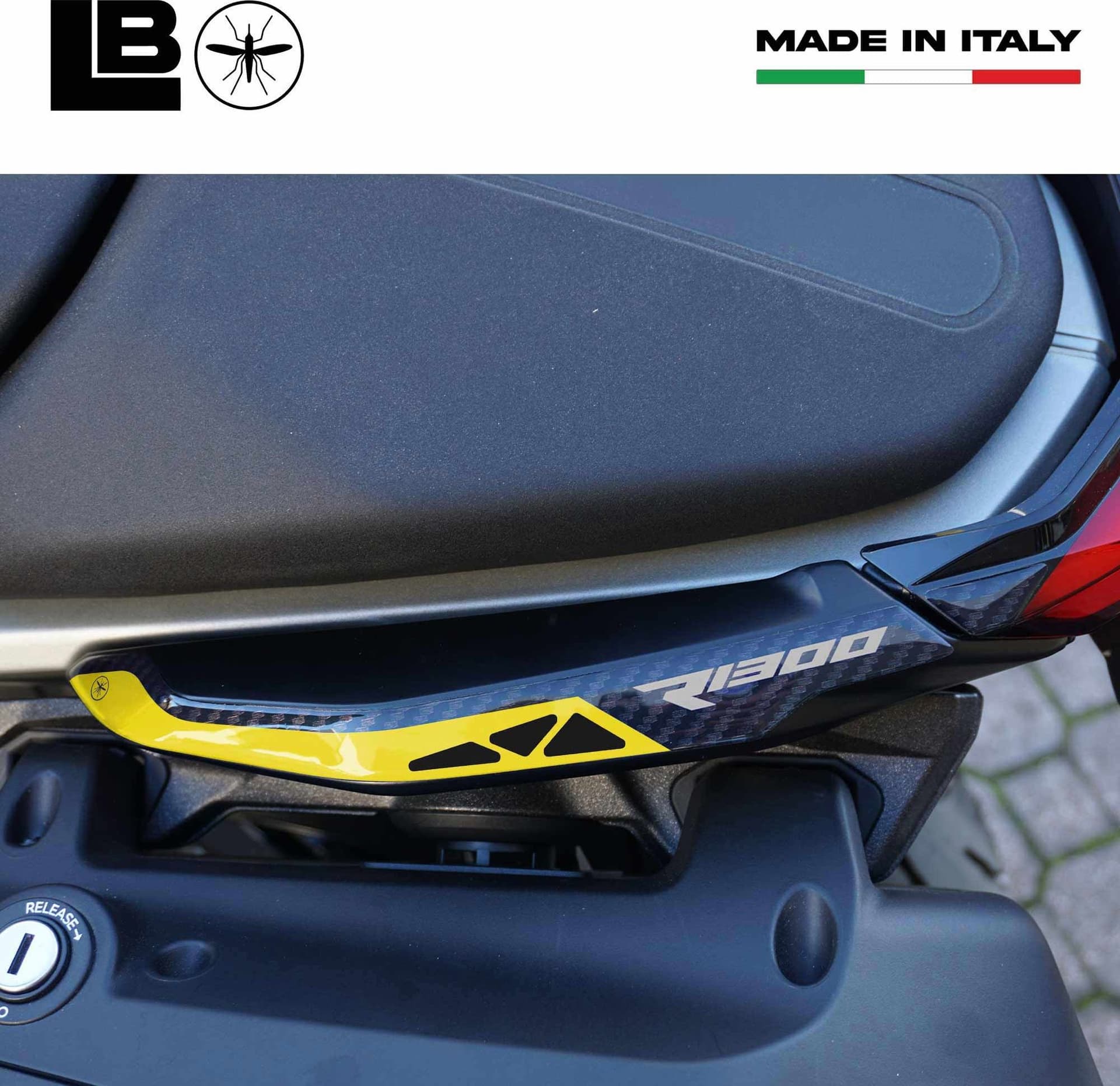 Adesivi resinati 3D Protezioni Maniglie moto compatibili con BMW R1300R R1300RS in Decalcomanie adesivi e magneti LabelBike - Bibbiano, commercioVirtuoso.it