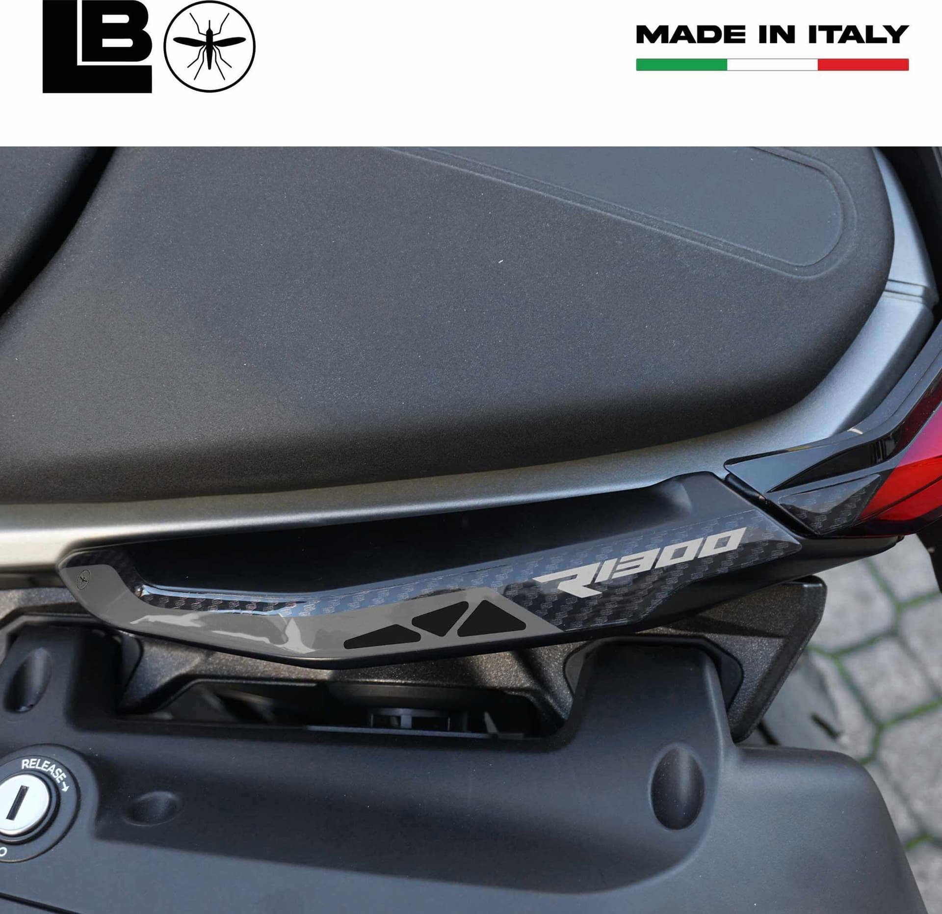 Adesivi resinati 3D Protezioni Maniglie moto compatibili con BMW R1300R R1300RS in Decalcomanie adesivi e magneti LabelBike - Bibbiano, commercioVirtuoso.it