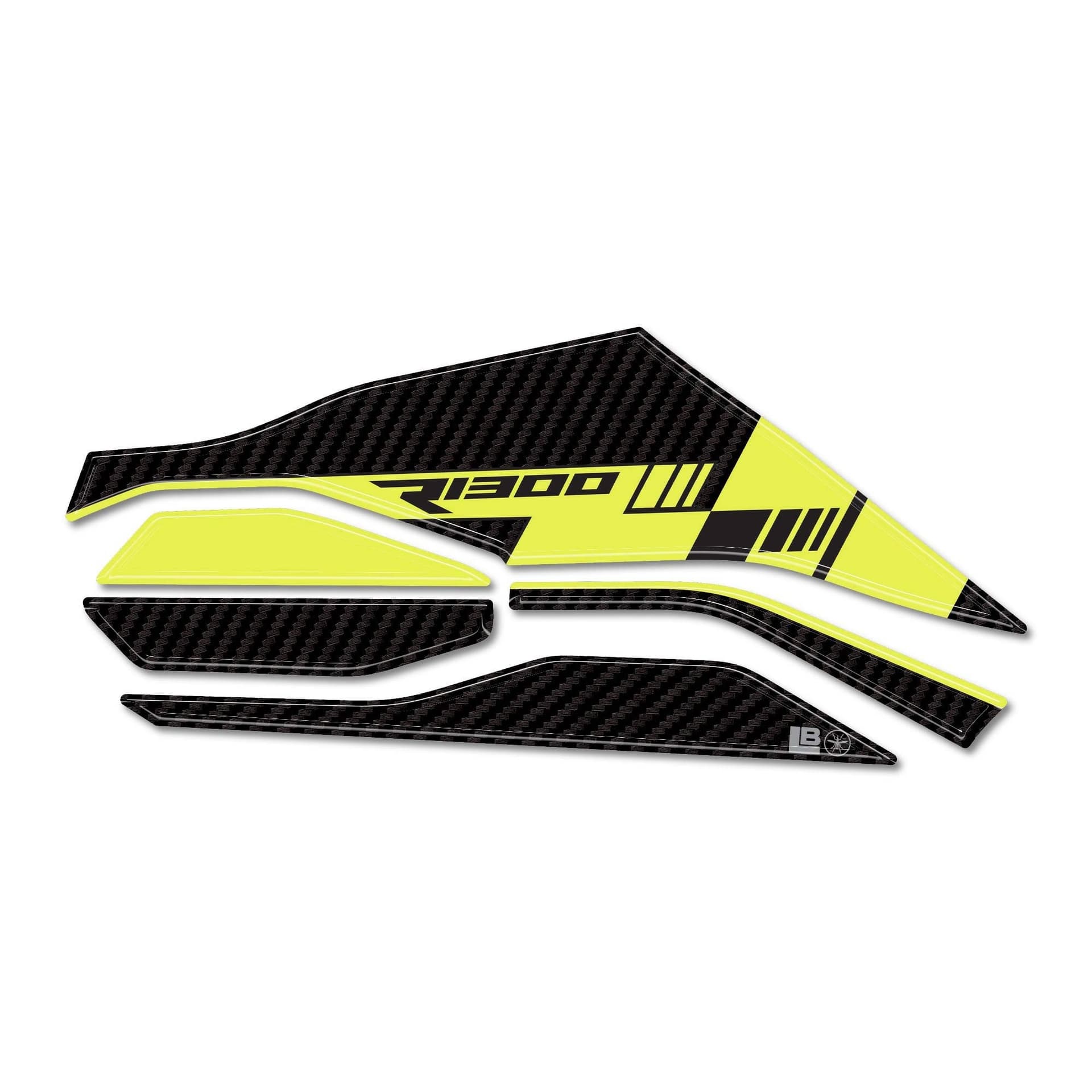 Protezione Cardano zona passeggero moto adesivo 3D compatibile con BMW R1300R RS in prodotto LabelBike - Bibbiano, commercioVirtuoso.it