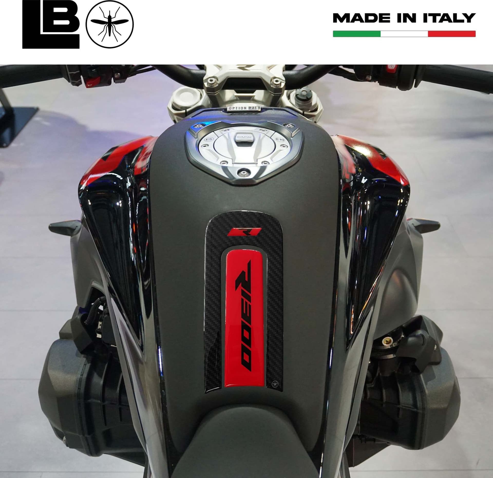 Adesivo 3D Paraserbatoio Protezione serbatoio moto compatibile con Bmw R1300R in Paraserbatoio LabelBike - Bibbiano, commercioVirtuoso.it