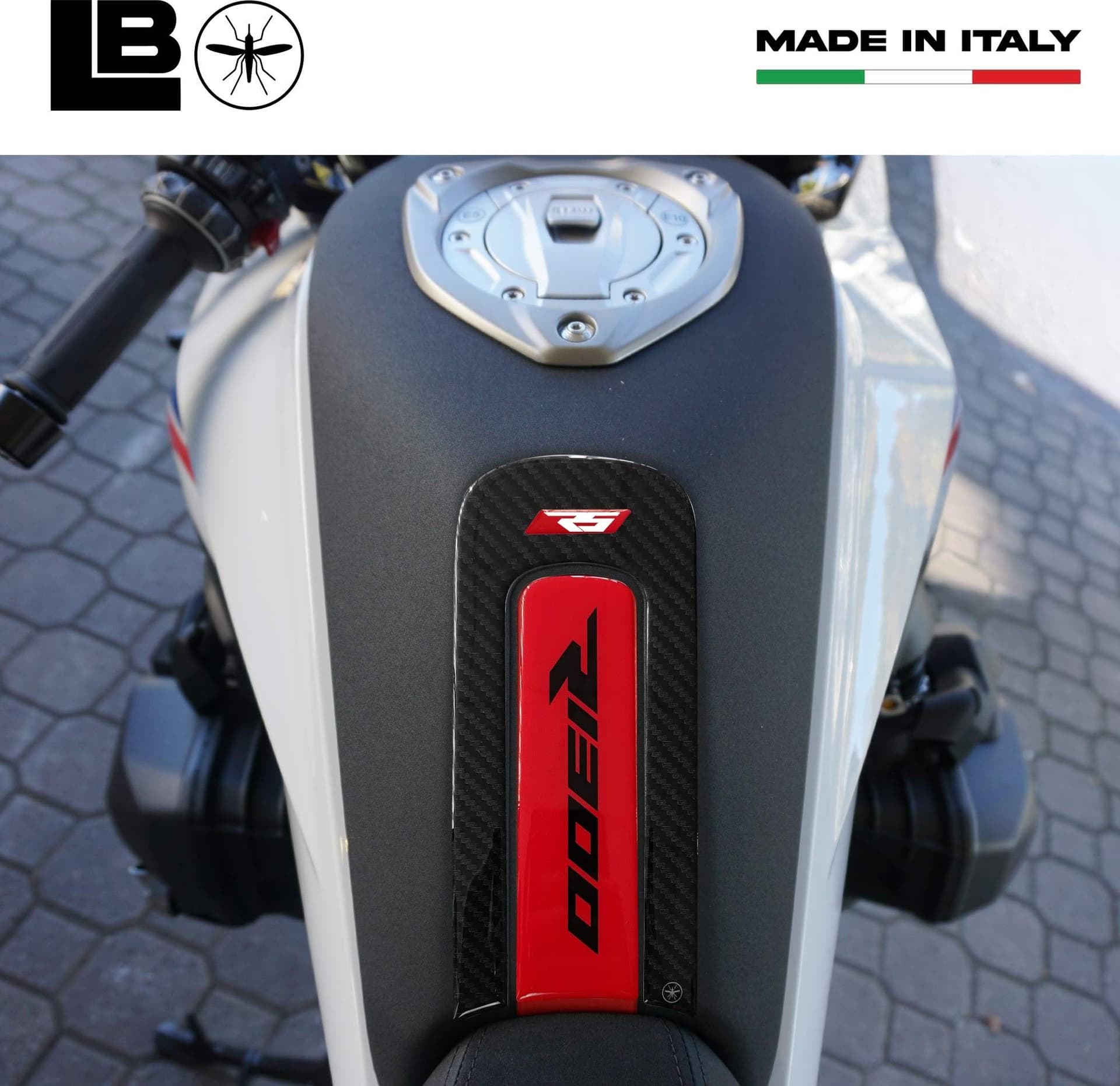 Paraserbatoio moto Adesivo 3D Protezione serbatoio compatibile con Bmw R1300RS in Paraserbatoio LabelBike - Bibbiano, commercioVirtuoso.it