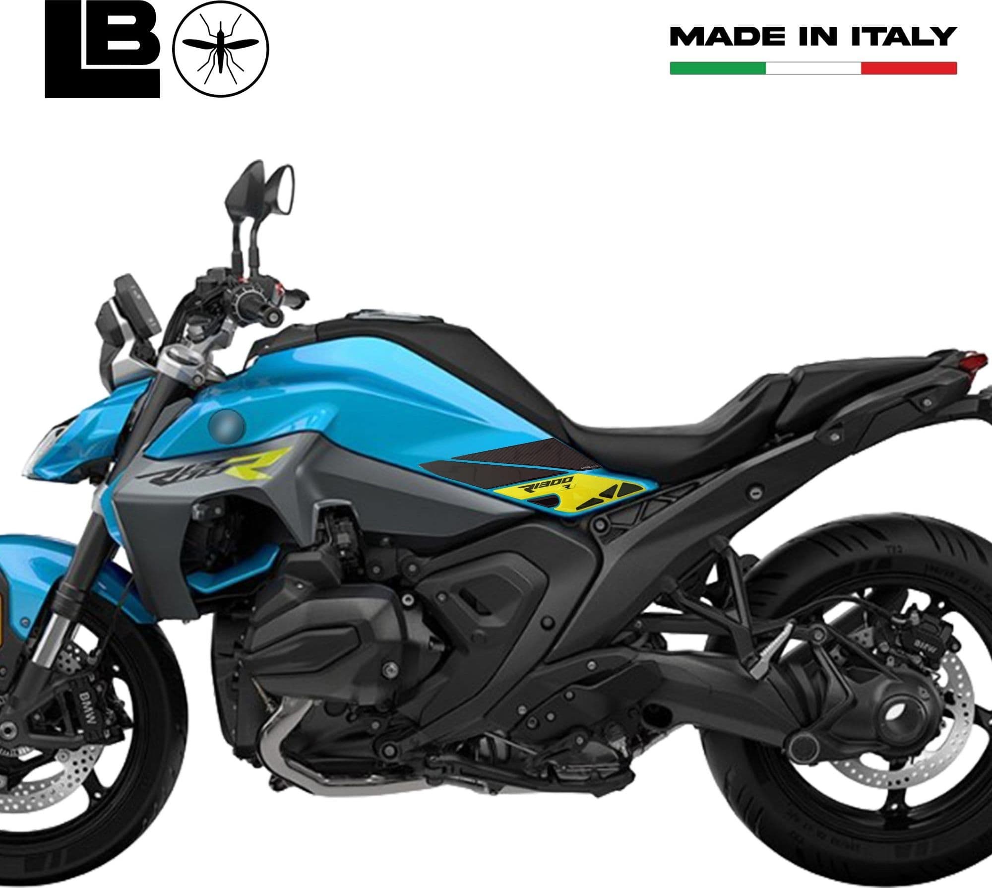 Adesivi 3D Protezioni Laterali Serbatoio moto compatibili con BMW R1300R in Paraserbatoio LabelBike - Bibbiano, commercioVirtuoso.it