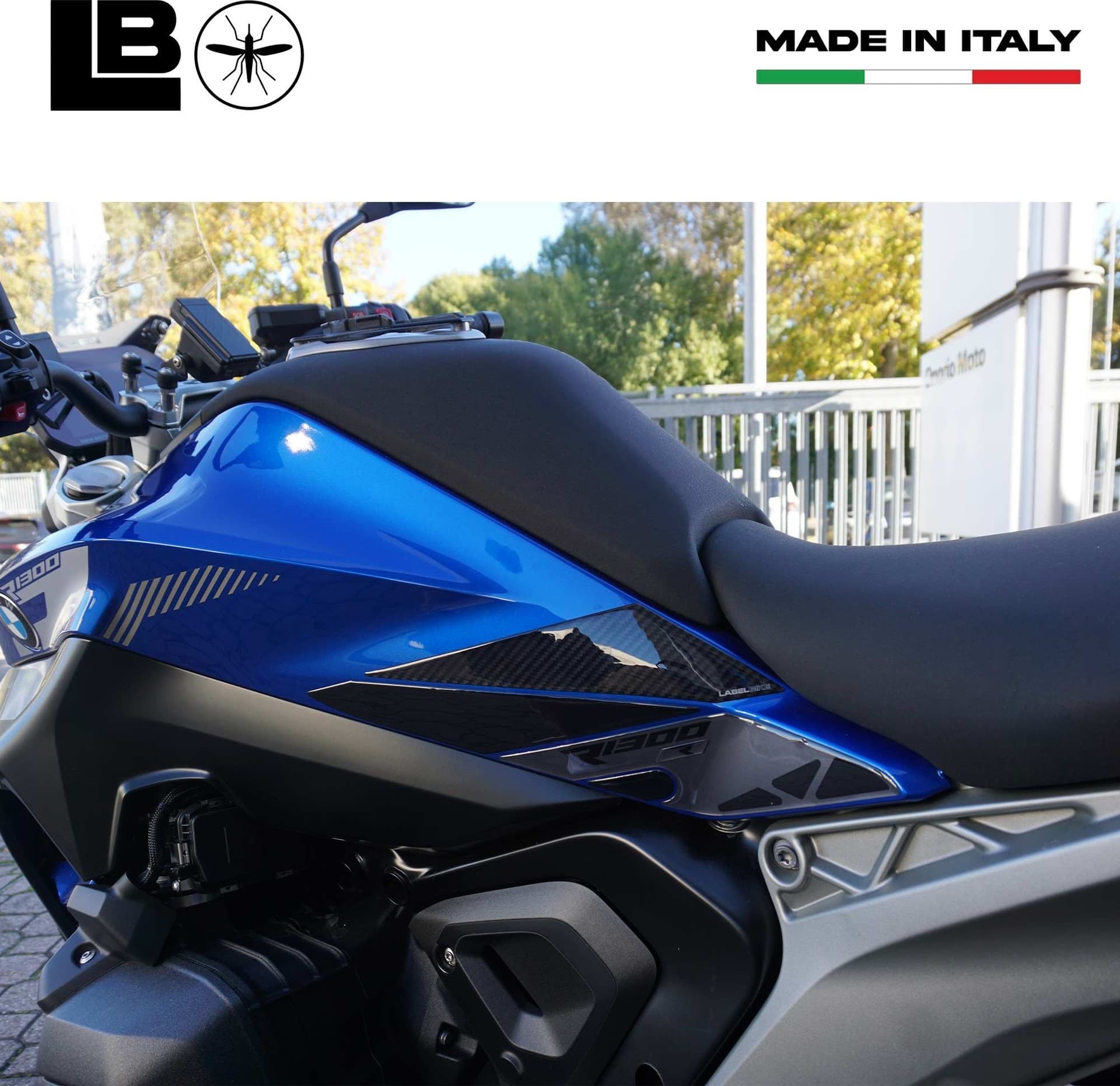Adesivi 3D Protezioni Laterali Serbatoio moto compatibili con BMW R1300R in Paraserbatoio LabelBike - Bibbiano, commercioVirtuoso.it