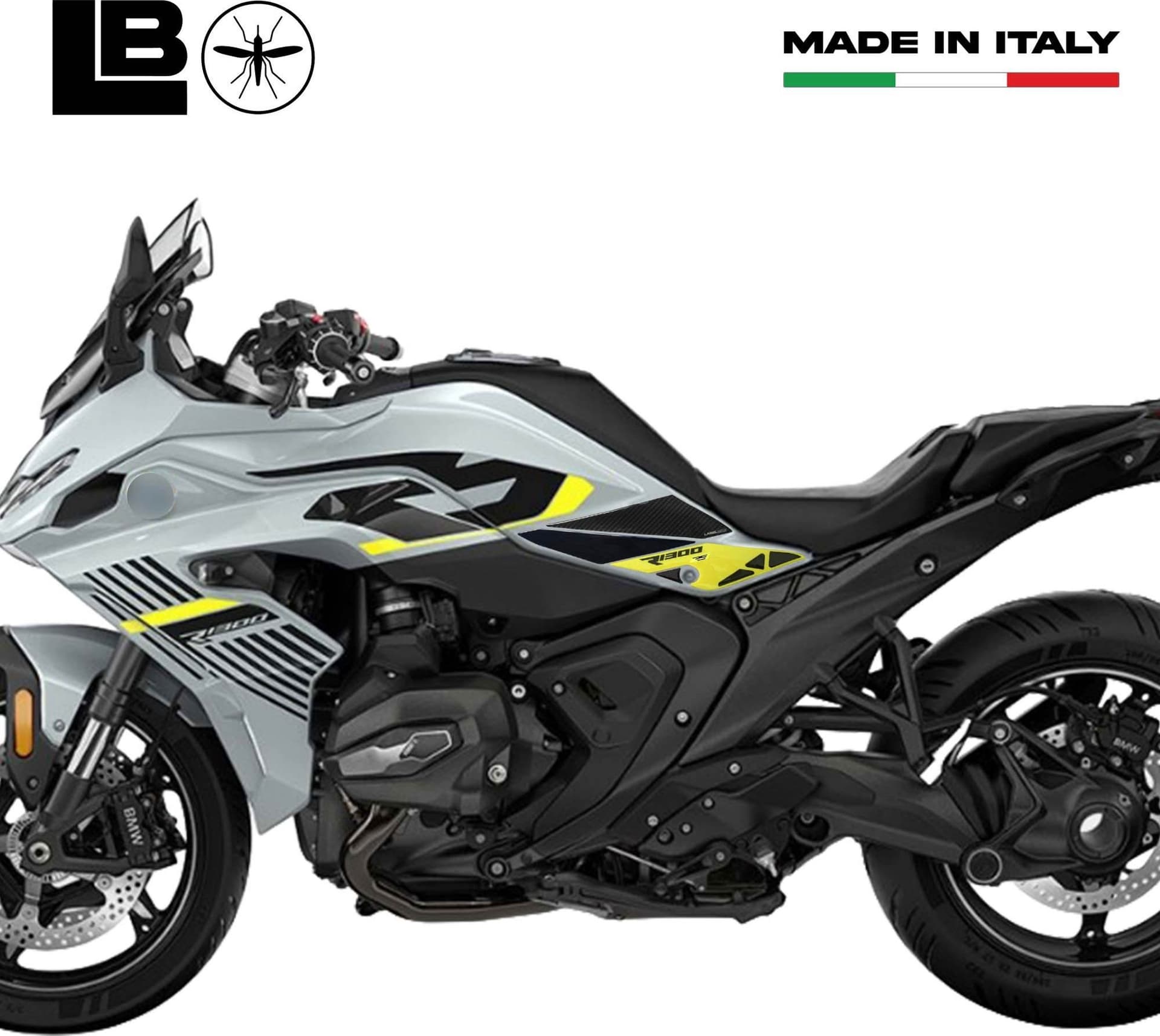Protezioni Laterali Serbatoio moto Adesivi 3D compatibili con BMW R1300RS in Paraserbatoio LabelBike - Bibbiano, commercioVirtuoso.it