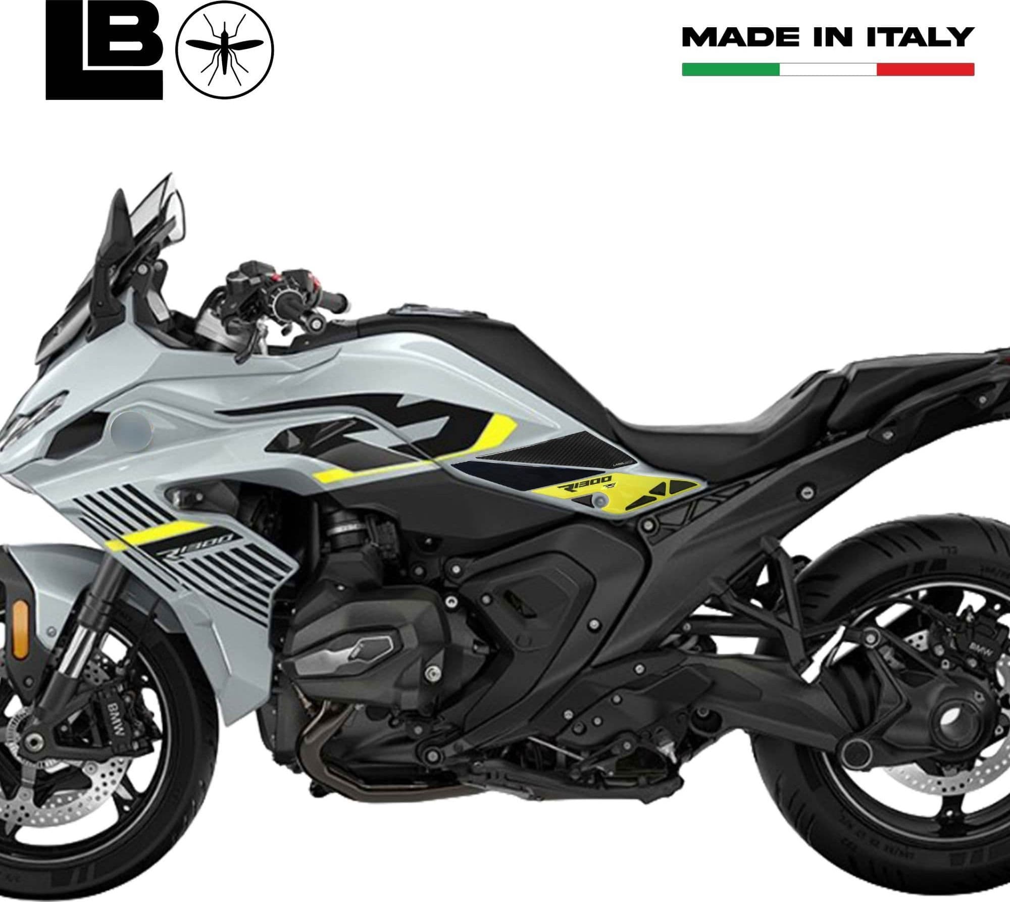Protezioni Laterali Serbatoio moto Adesivi 3D compatibili con BMW R1300RS in Paraserbatoio LabelBike - Bibbiano, commercioVirtuoso.it