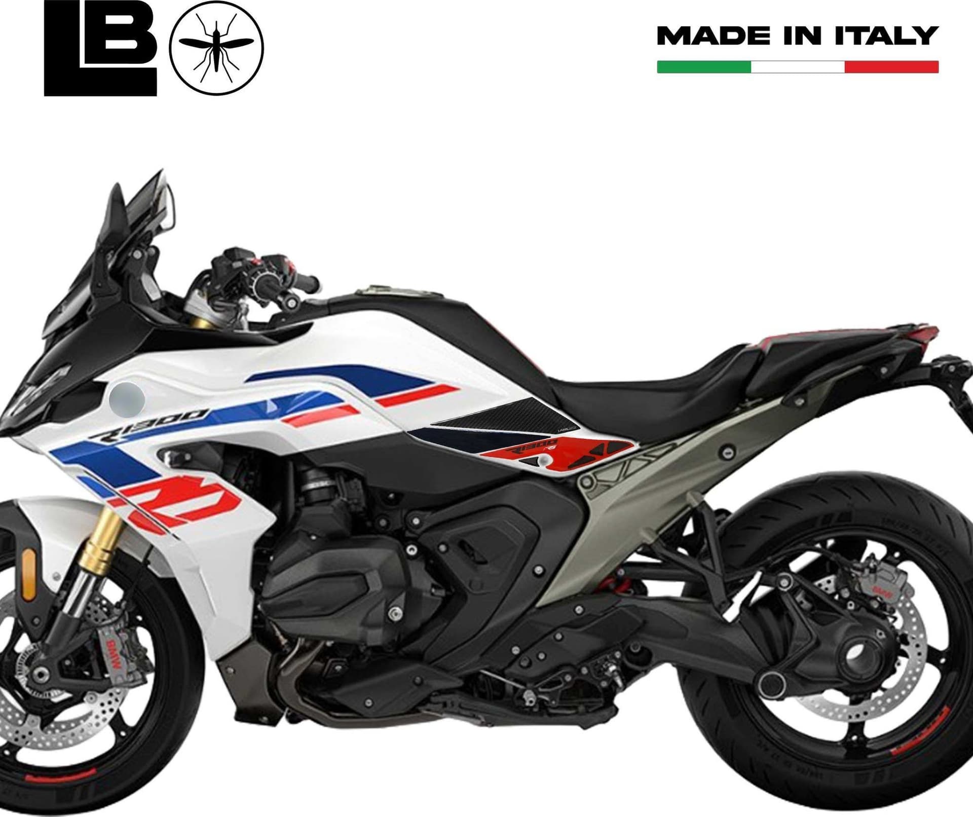 Protezioni Laterali Serbatoio moto Adesivi 3D compatibili con BMW R1300RS in Paraserbatoio LabelBike - Bibbiano, commercioVirtuoso.it