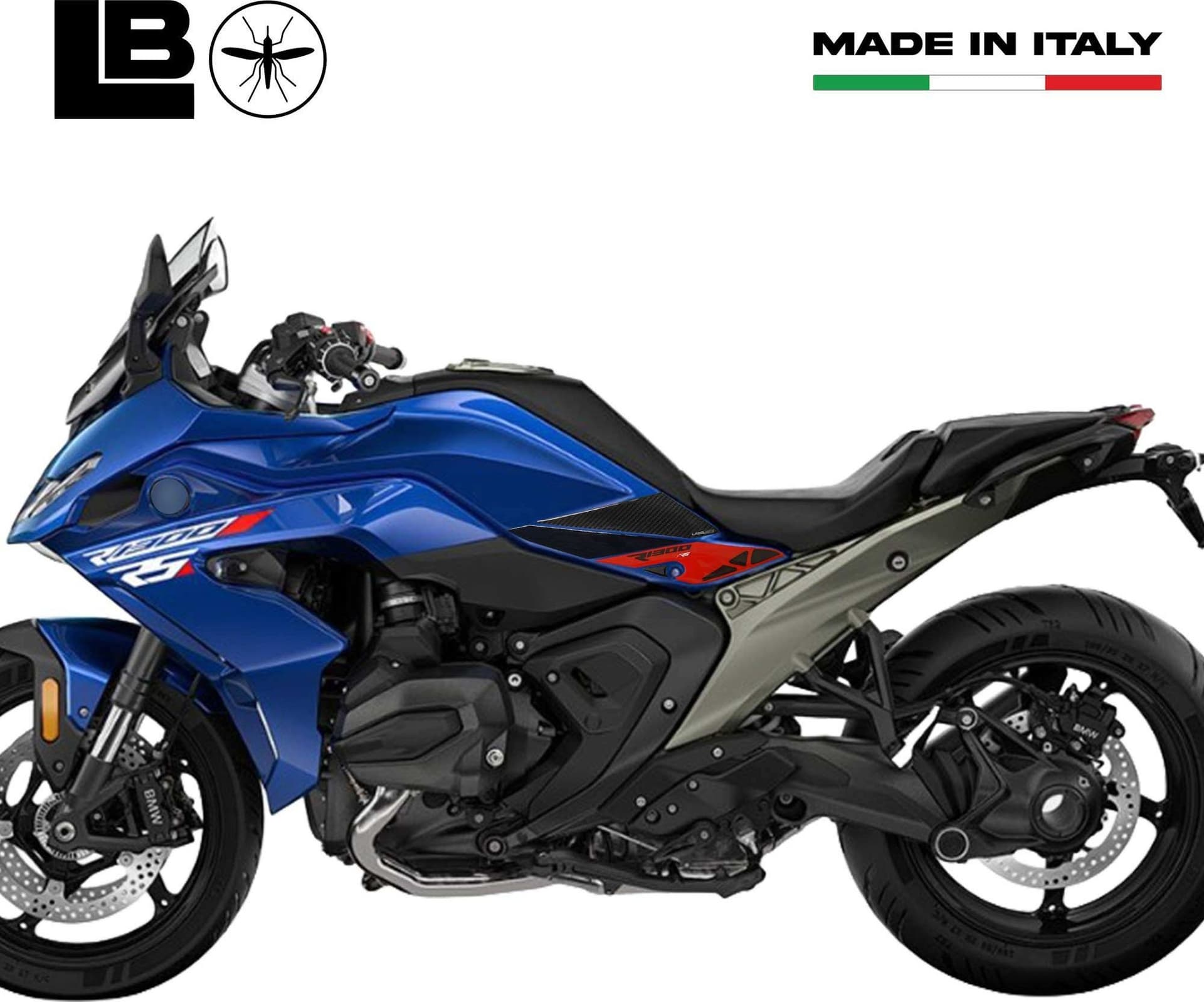 Protezioni Laterali Serbatoio moto Adesivi 3D compatibili con BMW R1300RS in Paraserbatoio LabelBike - Bibbiano, commercioVirtuoso.it