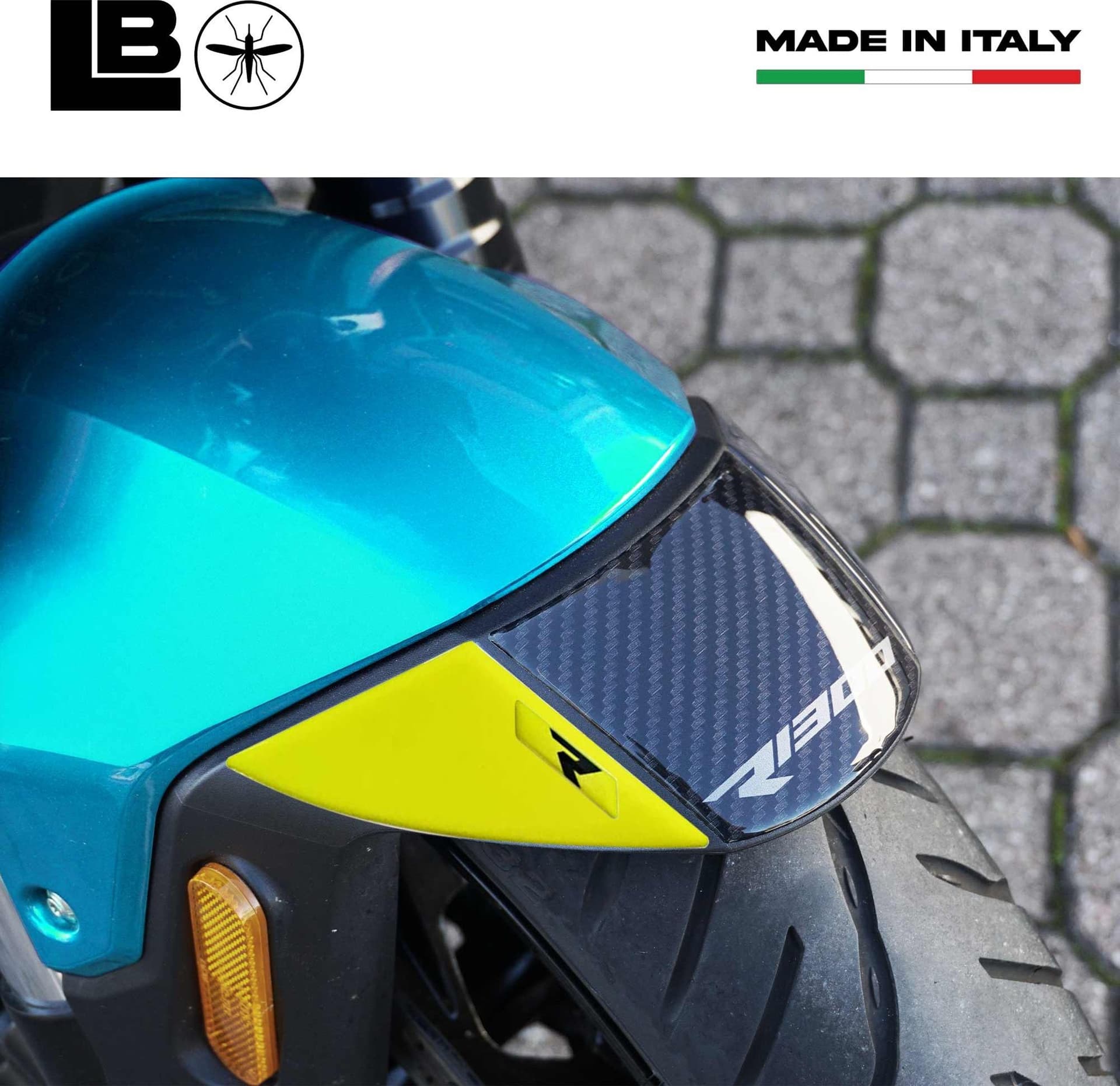 Adesivo Resinato Protezione 3D per Parafango moto compatibile con BMW R1300R in Decalcomanie adesivi e magneti LabelBike - Bibbiano, commercioVirtuoso.it