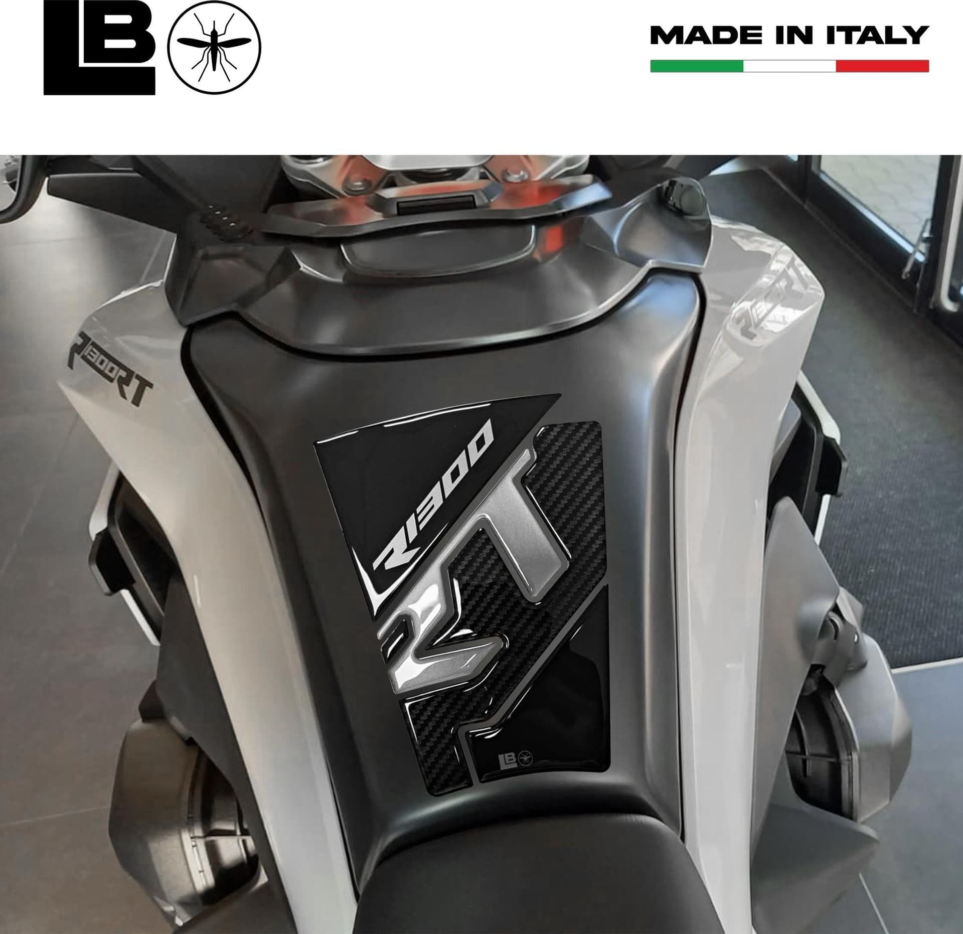 Paraserbatoio moto Protezione serbatoio Adesivo 3D compatibile con Bmw R1300RT in Paraserbatoio LabelBike - Bibbiano, commercioVirtuoso.it