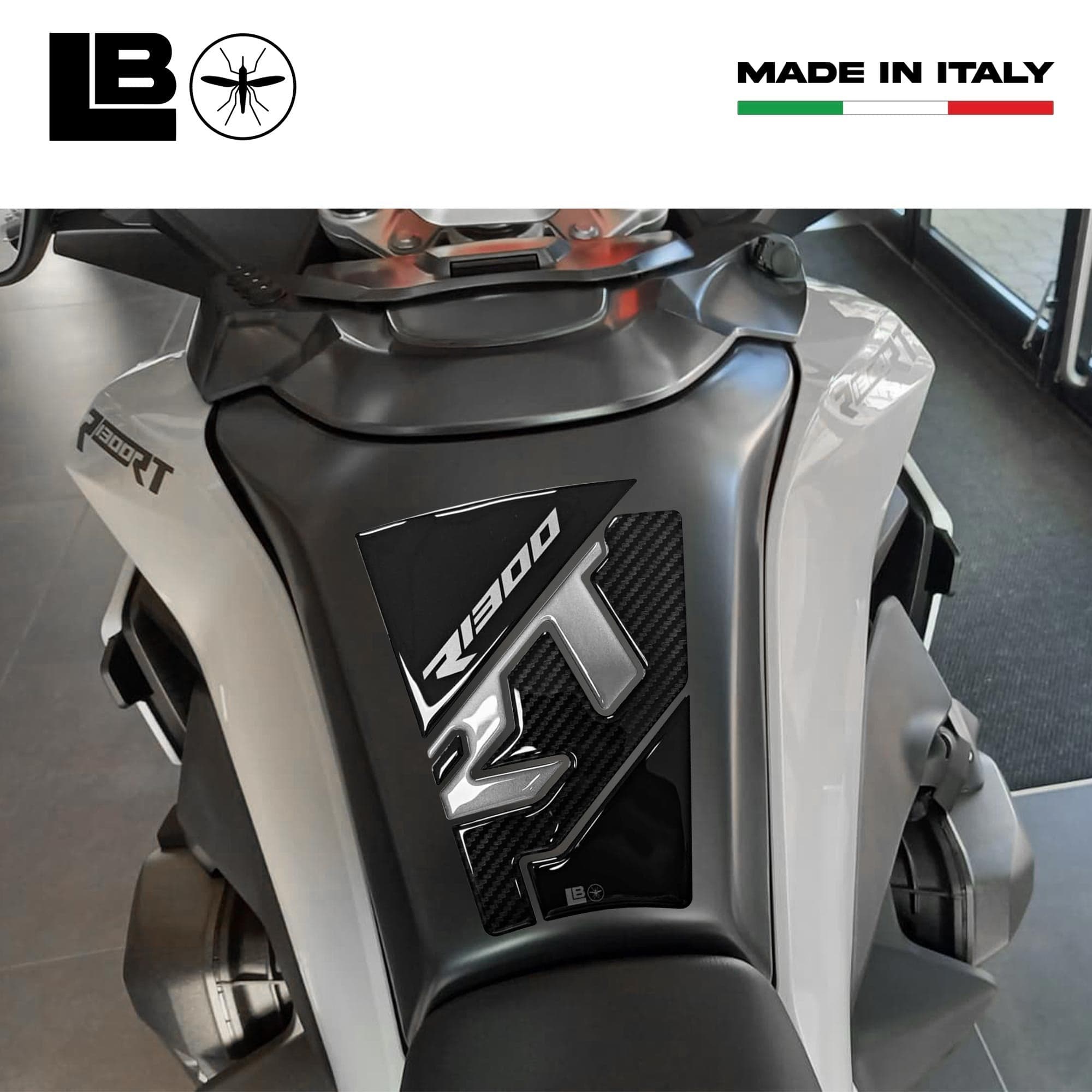 Paraserbatoio moto Protezione serbatoio Adesivo 3D compatibile con Bmw R1300RT in Paraserbatoio LabelBike - Bibbiano, commercioVirtuoso.it